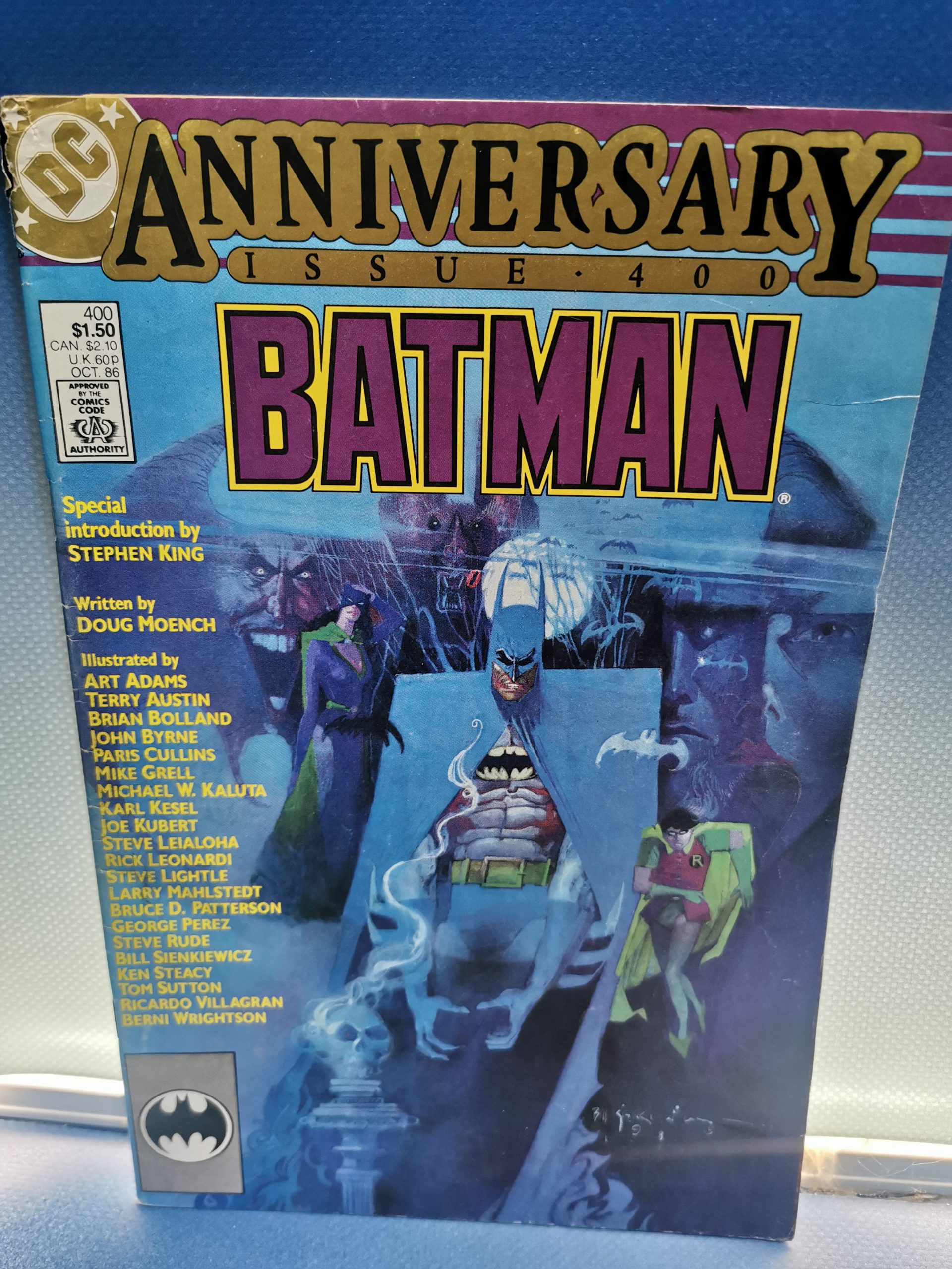 Comic BATMAN ANNIVERSARY nº 400, con Stephen King Intro, año 1986, edición  aniversario, DC Comics - VendeloAmazing