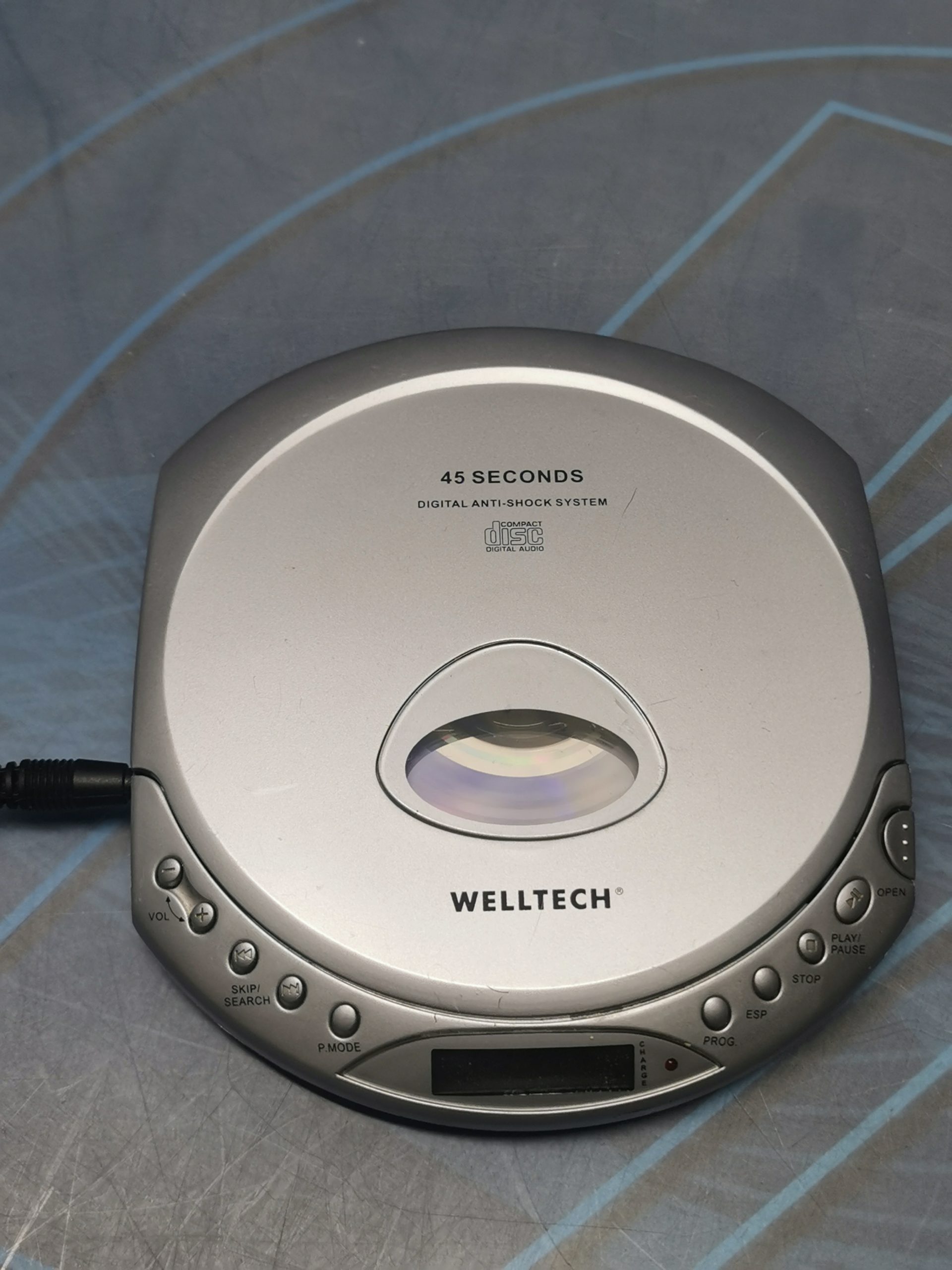 discman welltech con cableado, modelo CD player 20656 - VendeloAmazing
