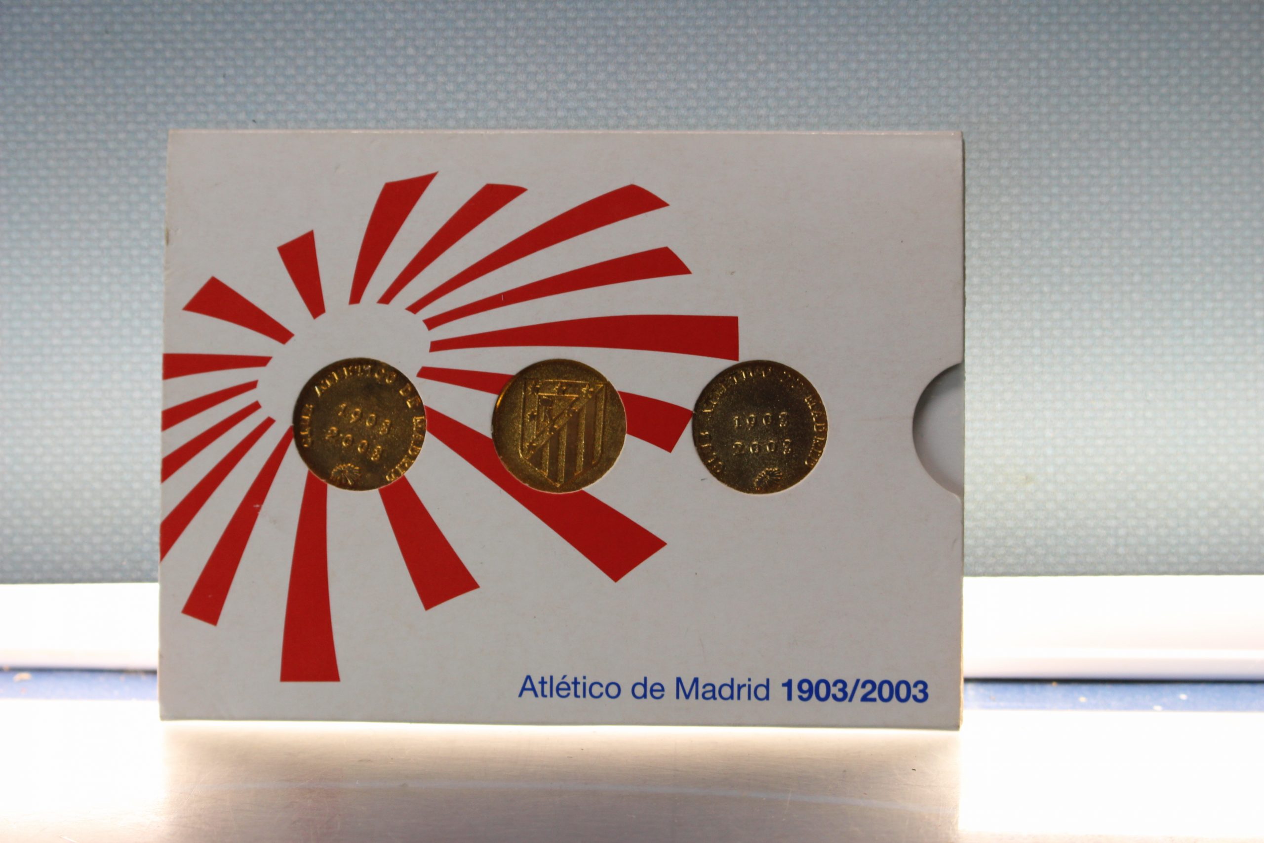 Lote 3 llaveros antiguos Atletico de Madrid