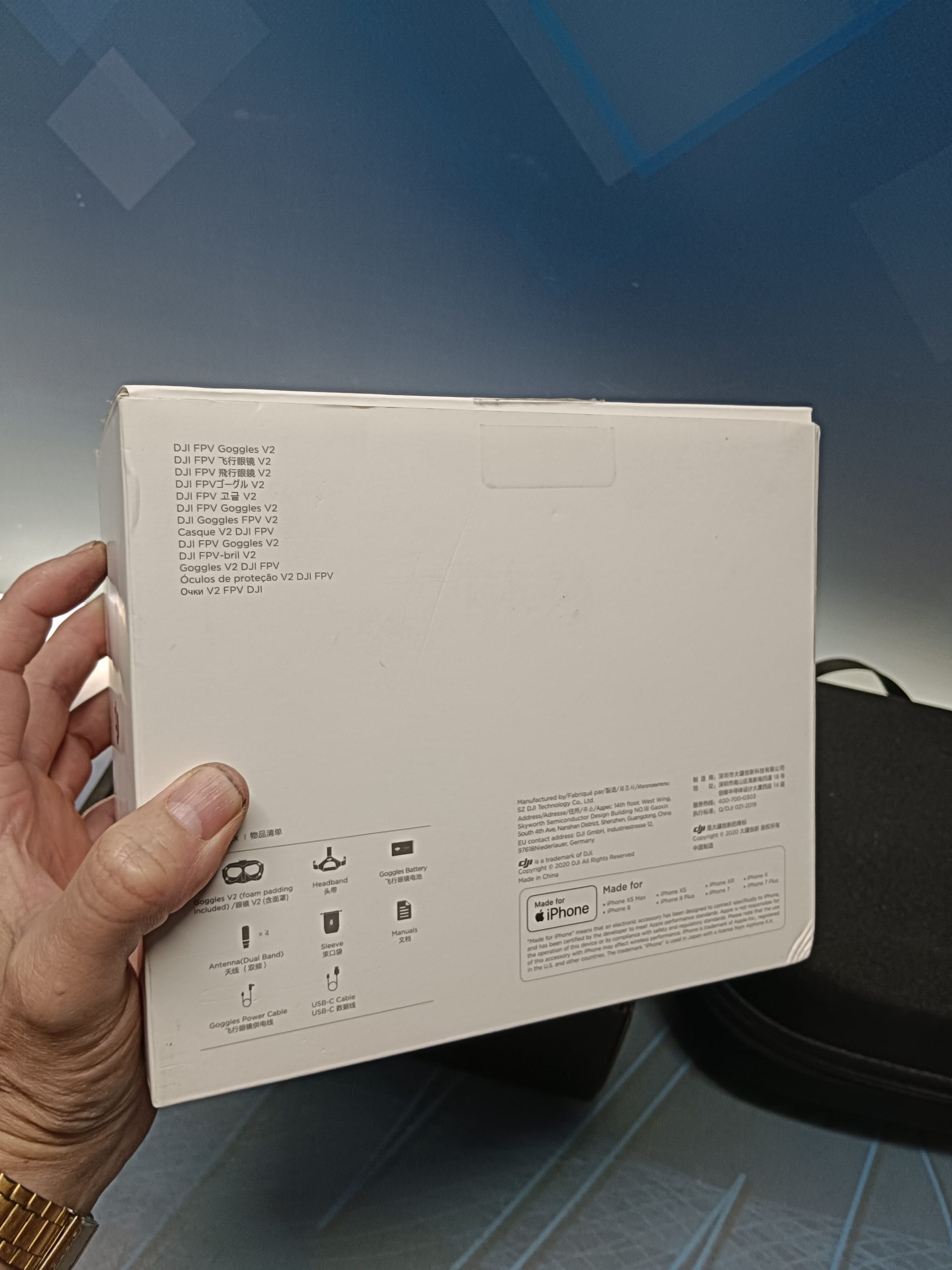 Gafas para Drones DJI Goggles V2 + accesorio modulo acople recepcion analogica - Imagen 12