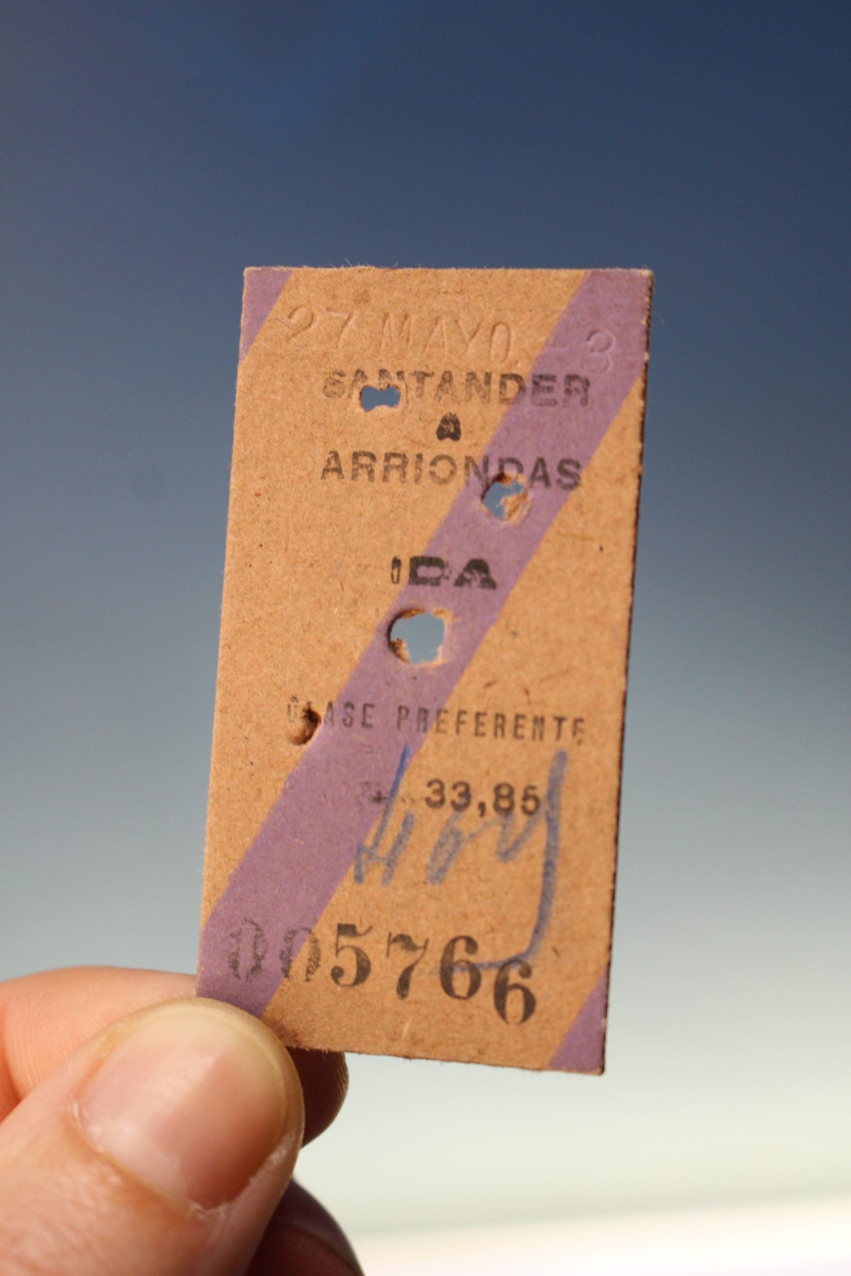 IMG_6648 20 Billetes de tren antiguos. 1950. - Imagen 4