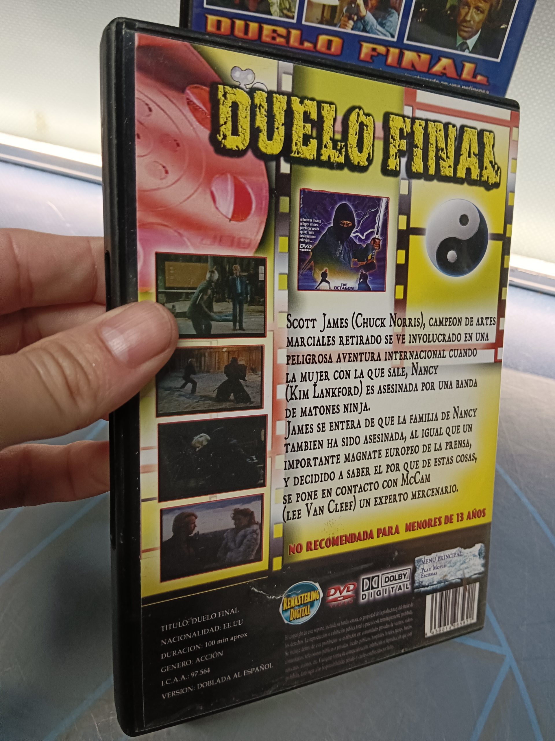 IMG_20240611_094649 DVD, DUELO FINAL - CHUCK NORRIS Y LEE VAN CLEEF - Imagen 4