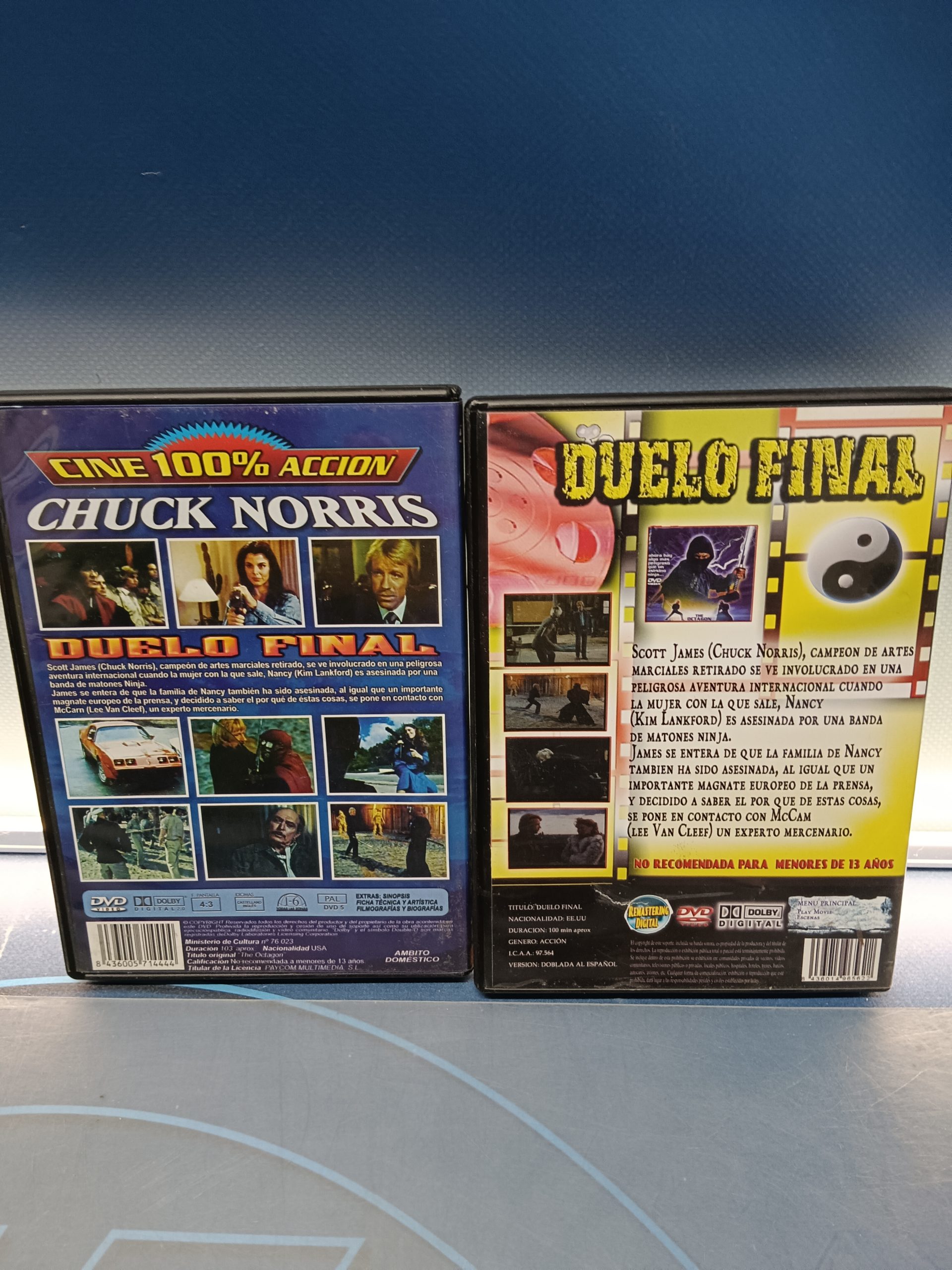 IMG_20240611_094652 DVD, DUELO FINAL - CHUCK NORRIS Y LEE VAN CLEEF - Imagen 3