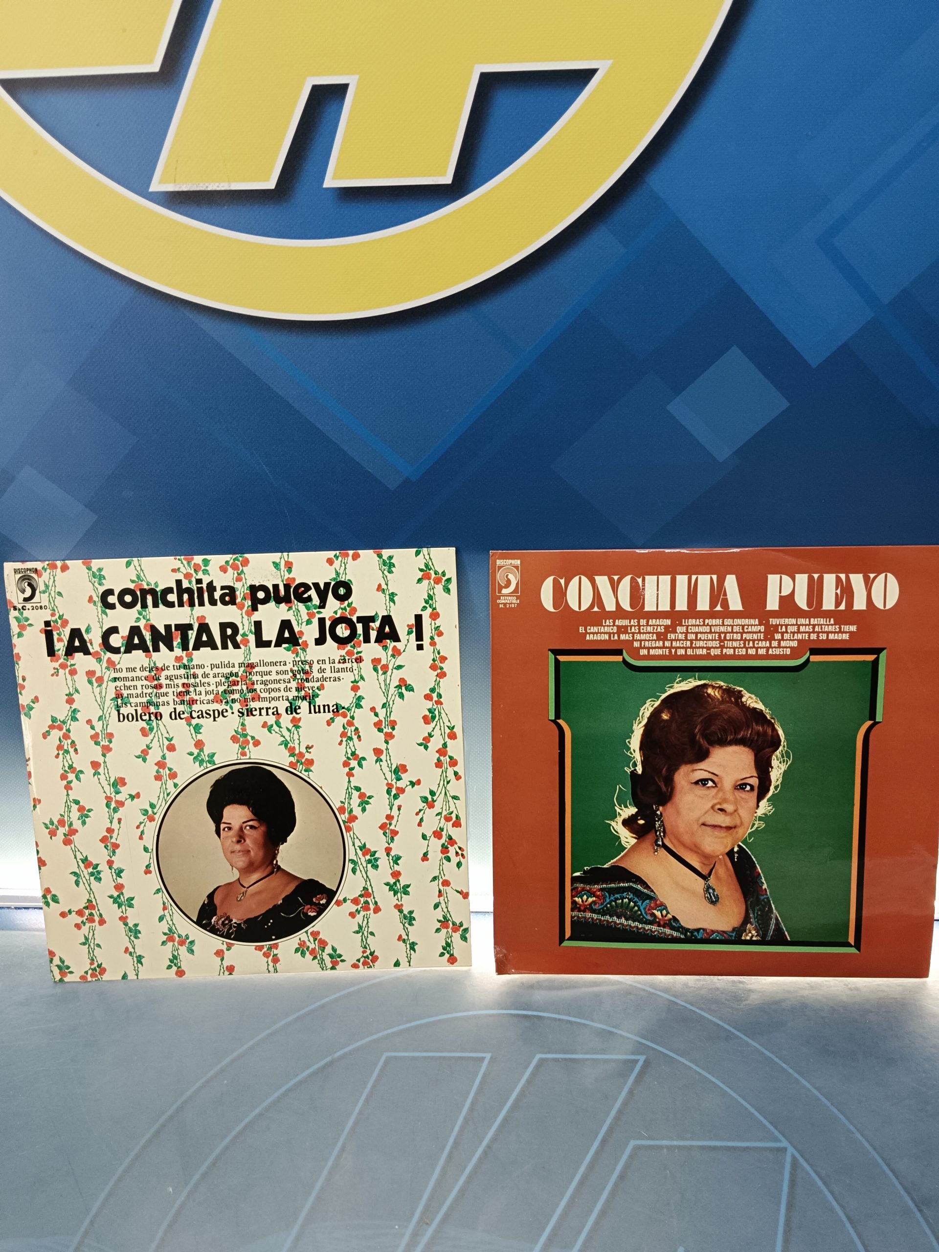 discos, LPs, 2 vinilos, CONCHITA PUEYO