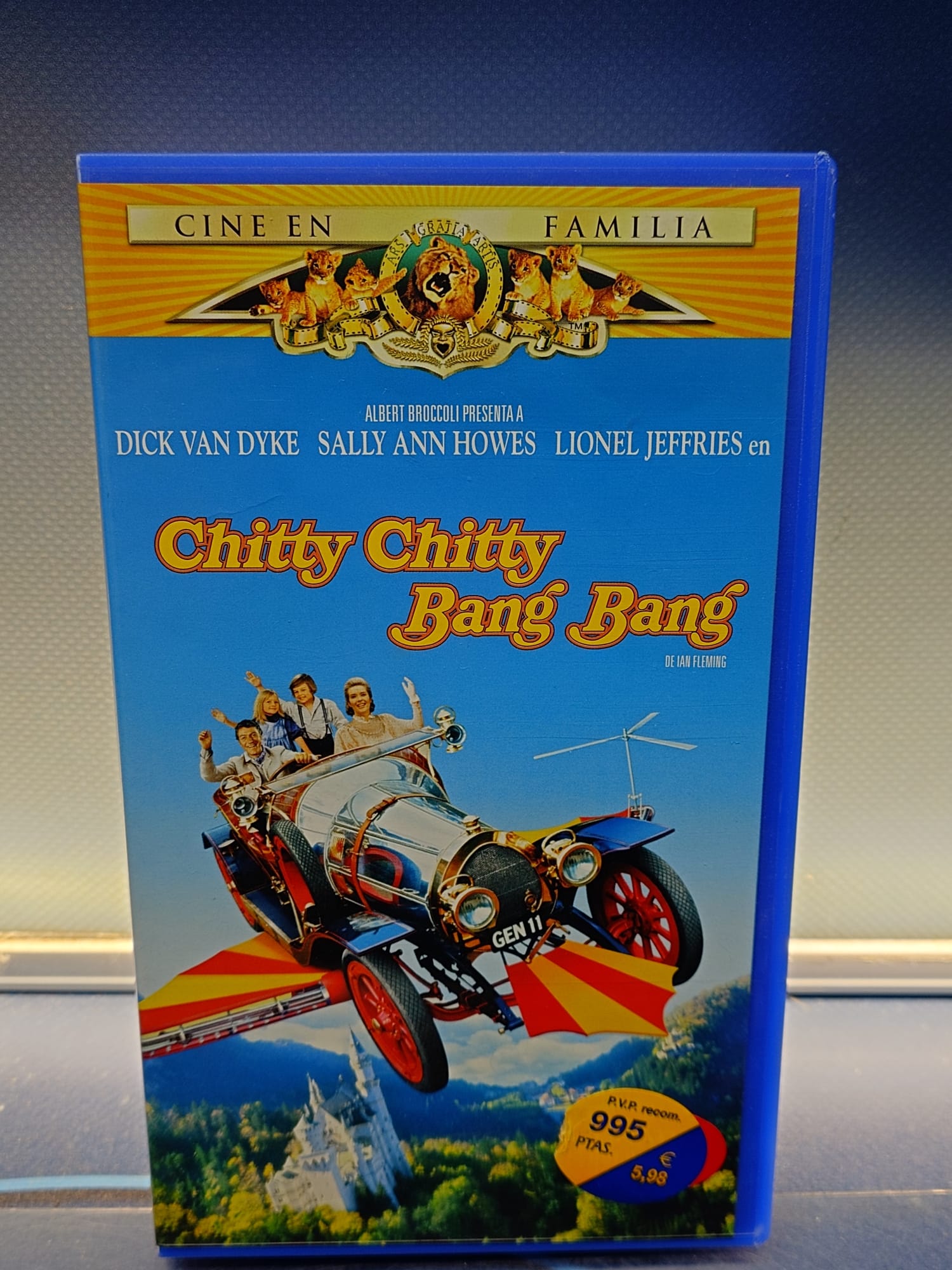 vhs, Película , CHITTY CHITTY BANG BANG. Dick Van Dyke, Sally Ann Howes, Lionel Jeffries