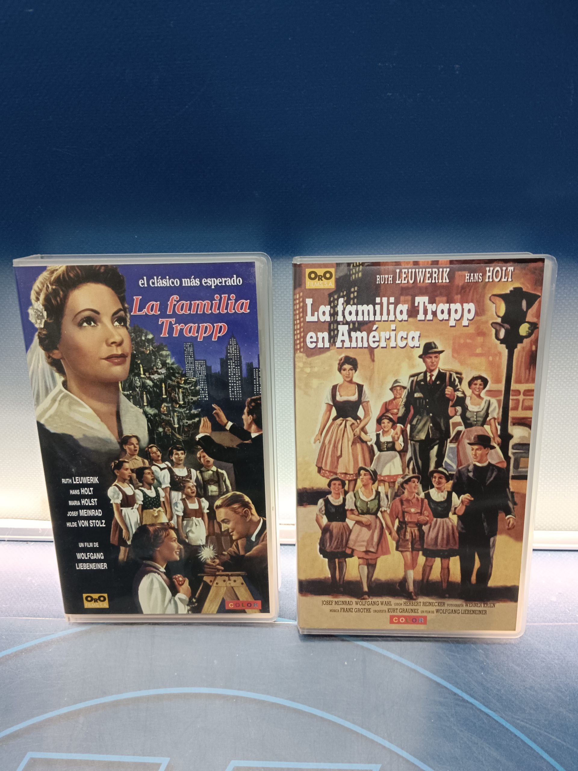 vhs, LA FAMILIA TRAPP + LA FAMILIA TRAPP EN AMERICA, descatalogadas