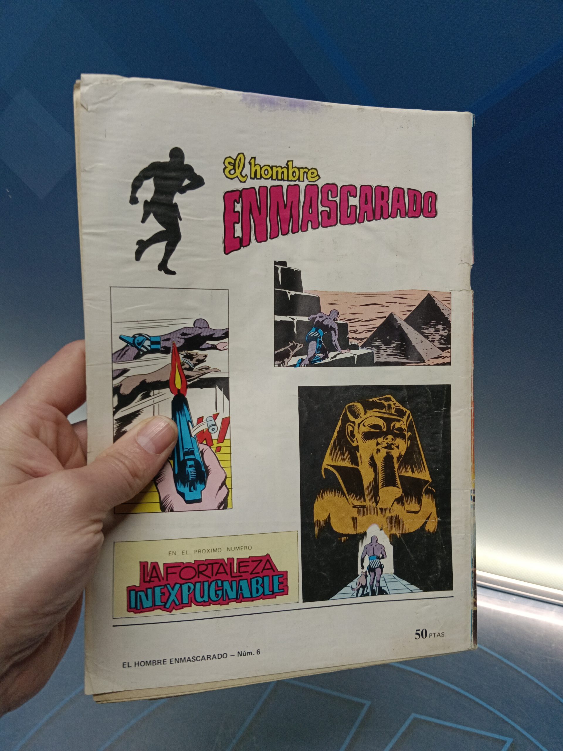 IMG_20250309_194150 tebeo, comic, EL HOMBRE ENMASCARADO Nº 6 / COLOSOS DEL CÓMIC - VALENCIANA - Imagen 4