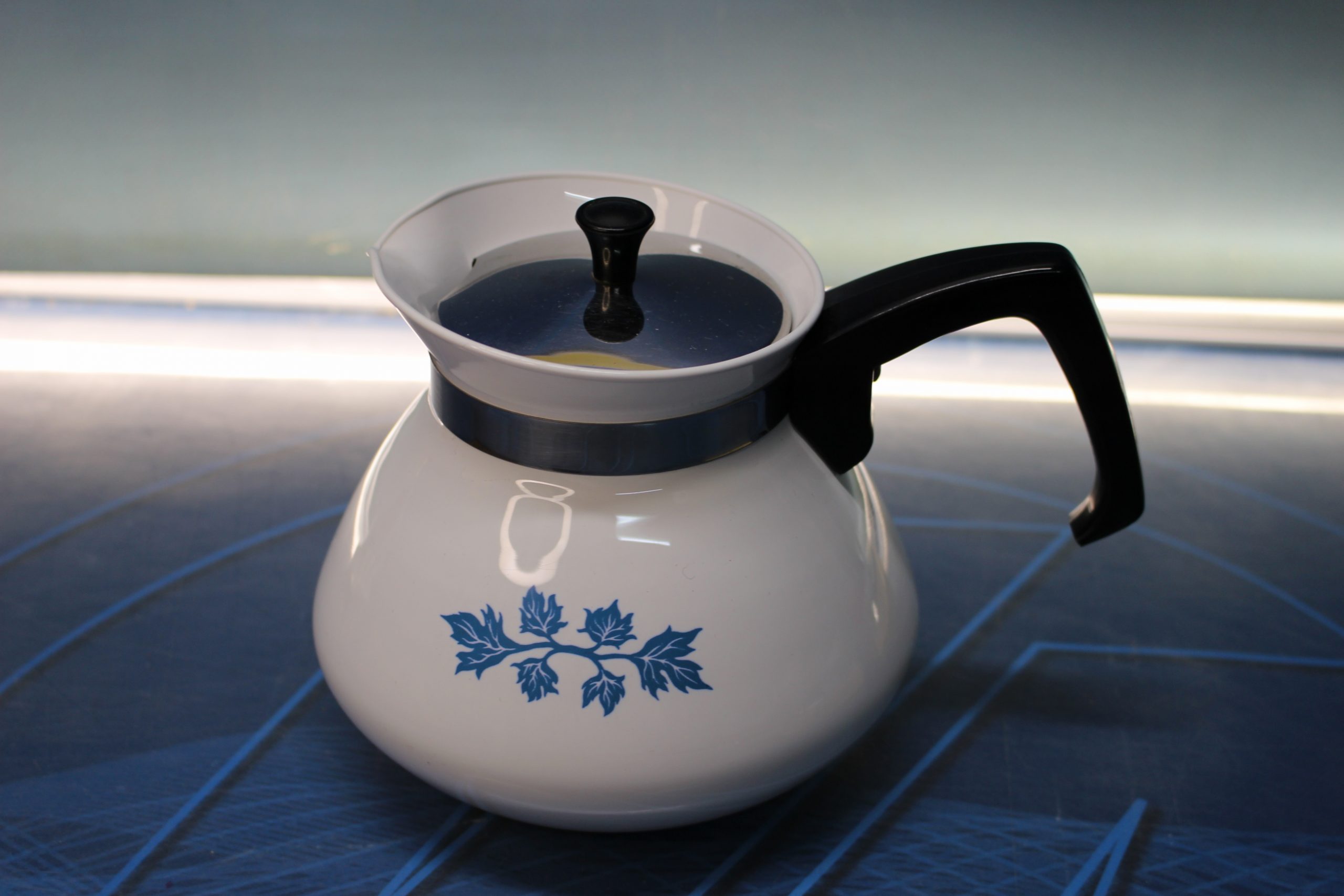Cafetera, tetera Pyroflam. Años 70, Paises Bajos.