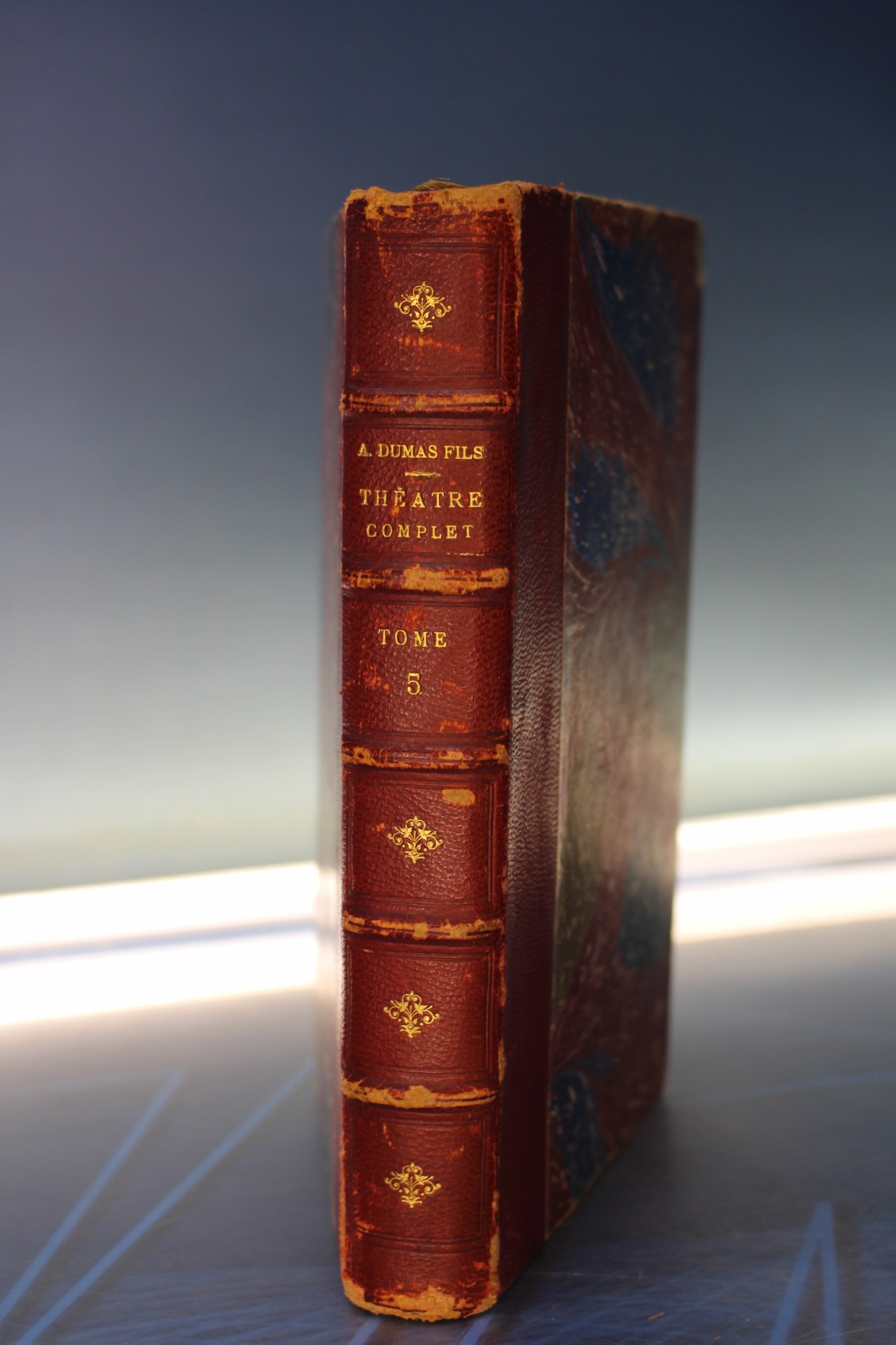 Libros antiguos. Theatre Complet – A. Dumas hijo. 1890. Tomo 5.