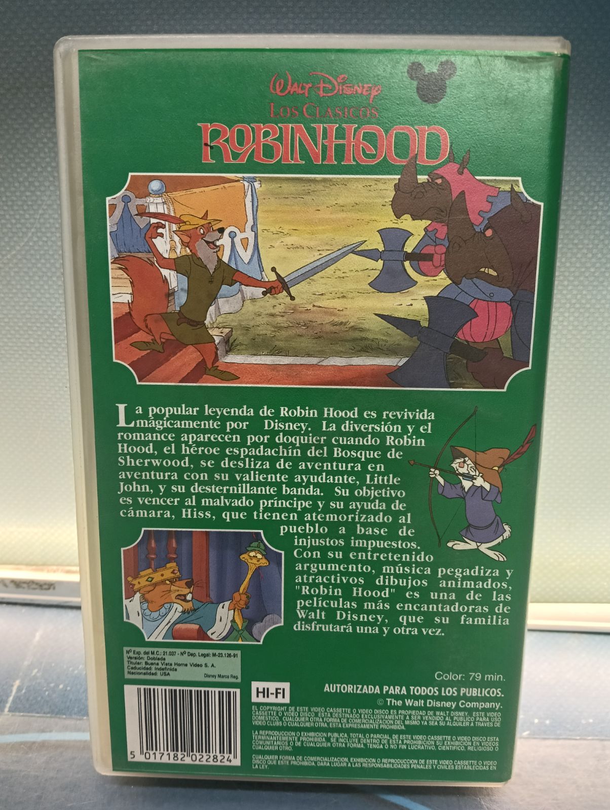 Robin Hood, Los Clasicos - VHS - Imagen 2