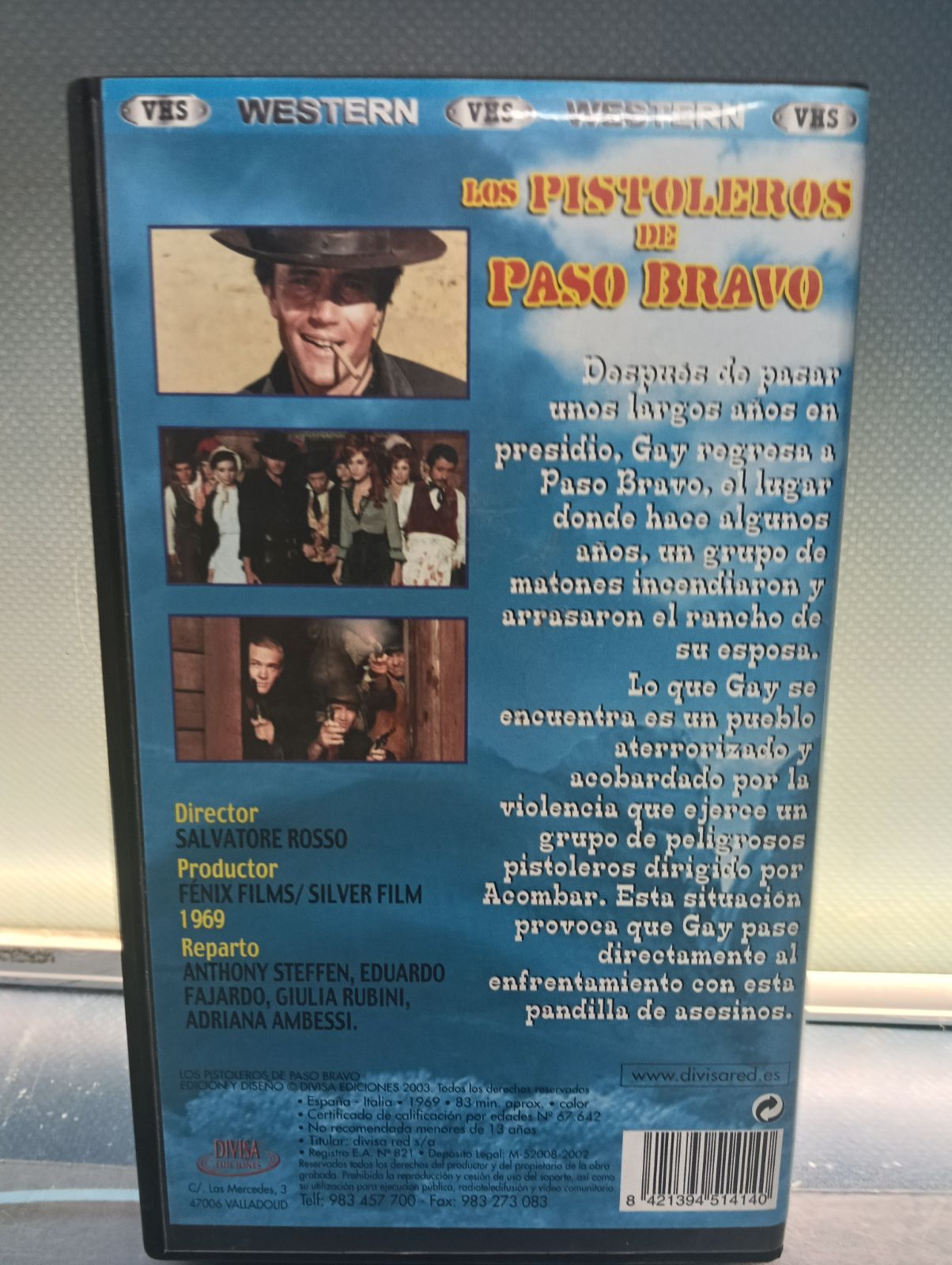 Los pistoleros de paso bravo - VHS - Imagen 2