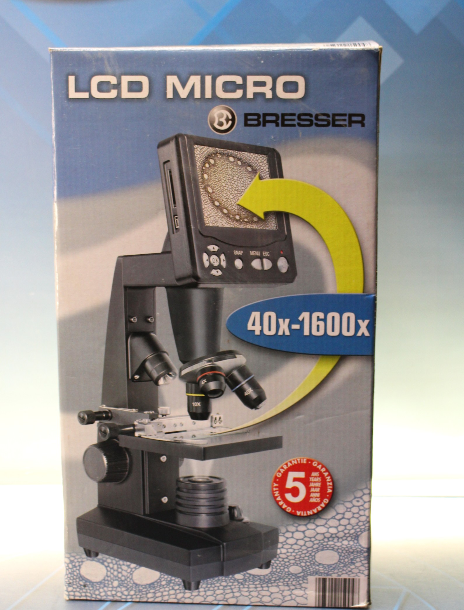 Microscopio electrónico Bresser. LCD Micro Bresser. 40X – 1600x.