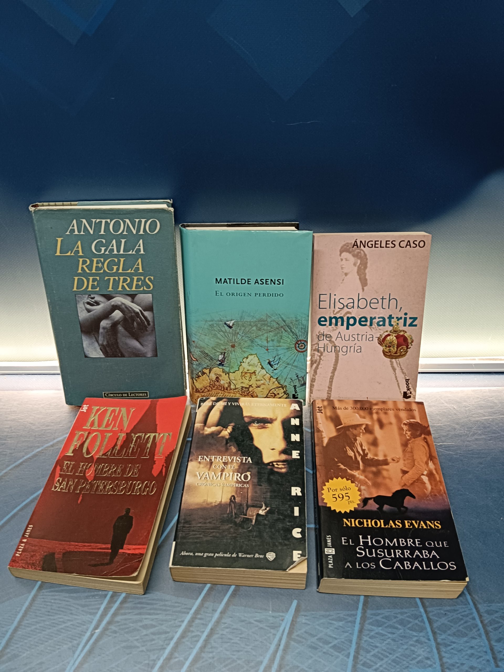 6 Novelas Best sellers, ediciones de bolsillo