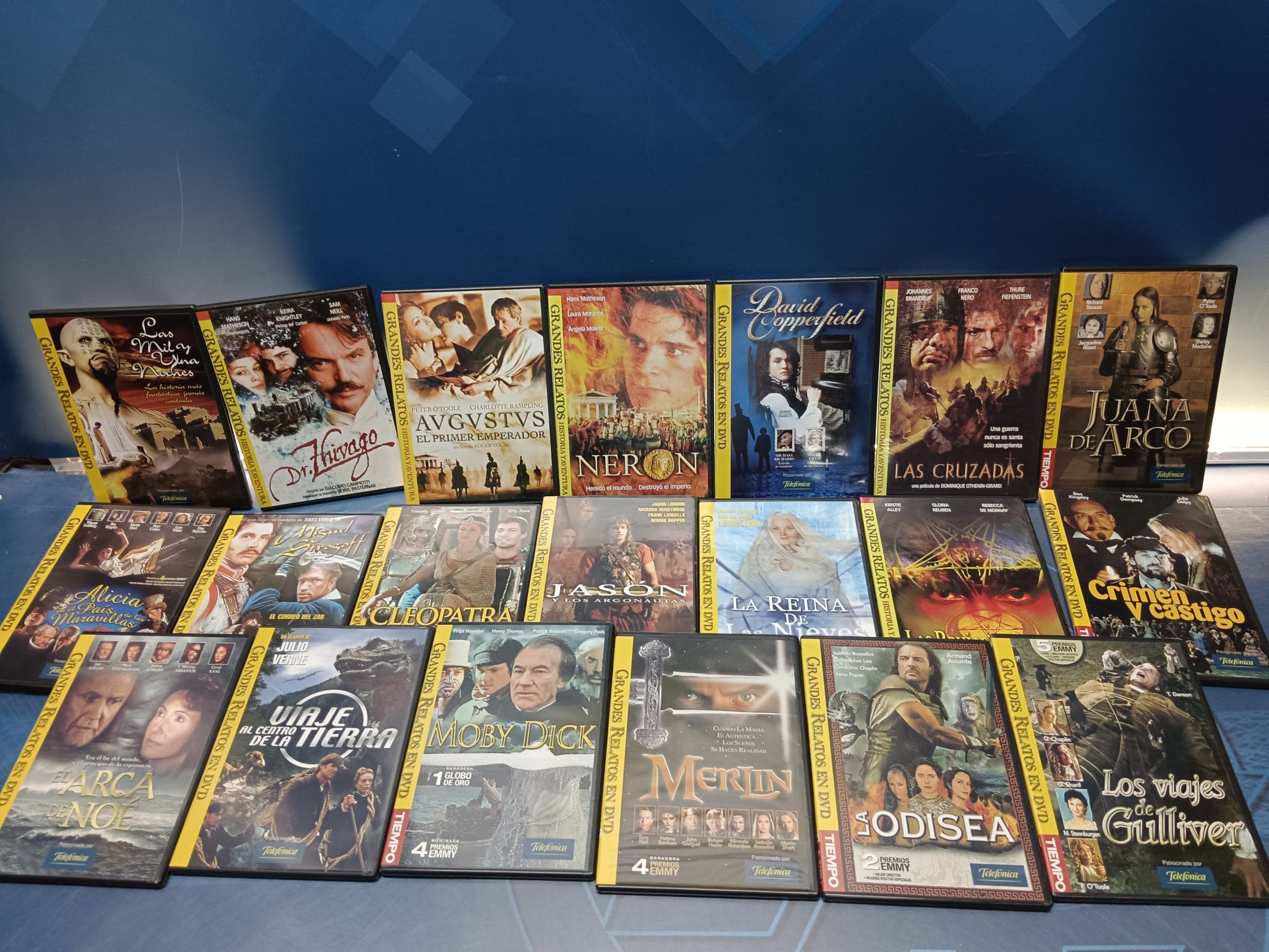 20 DvDs, Grandes relatos en DVD. Revista Tiempo