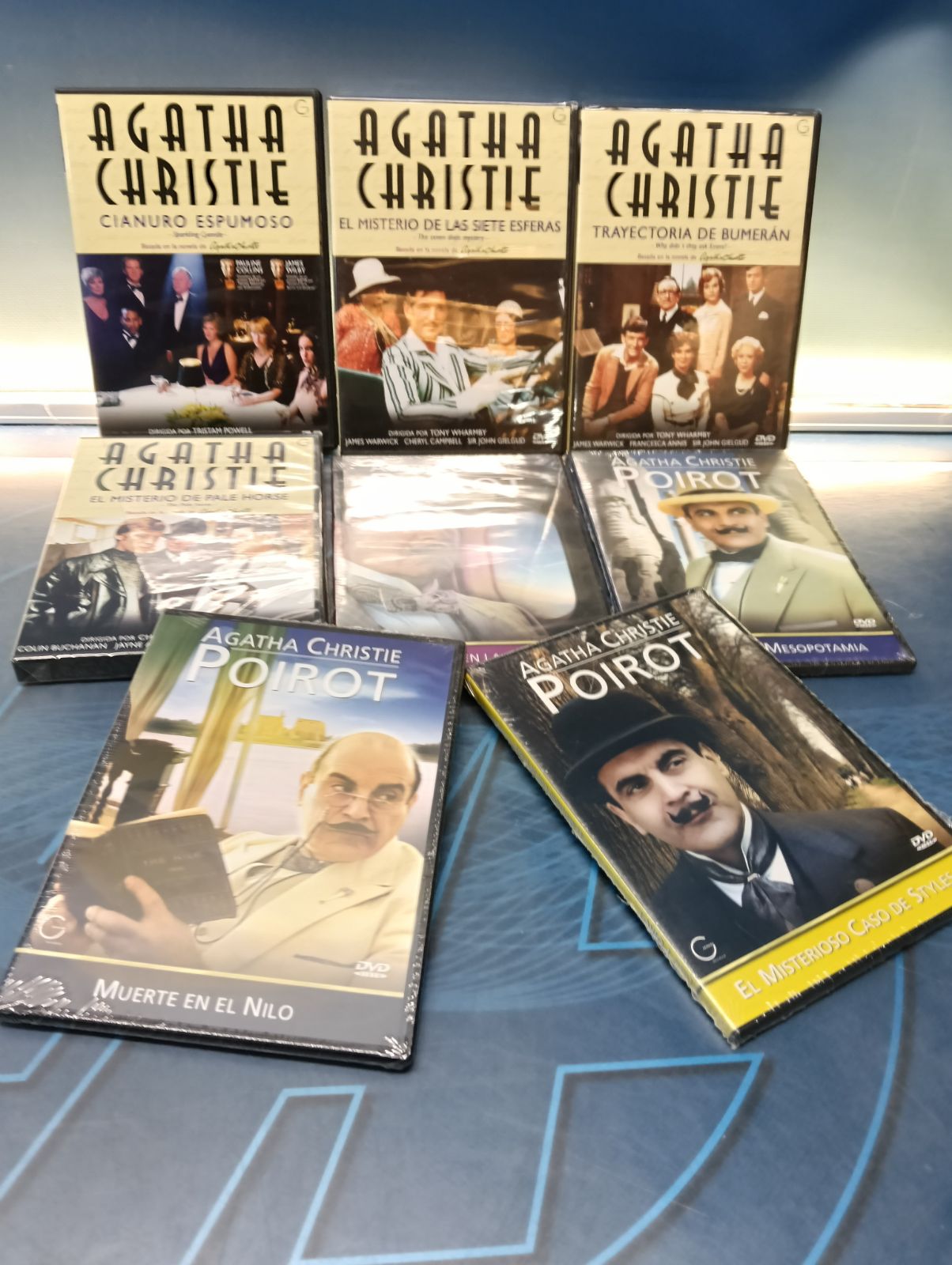 Colección Agatha Christie 8 DVD , 2 Precintados, Poirot y mas