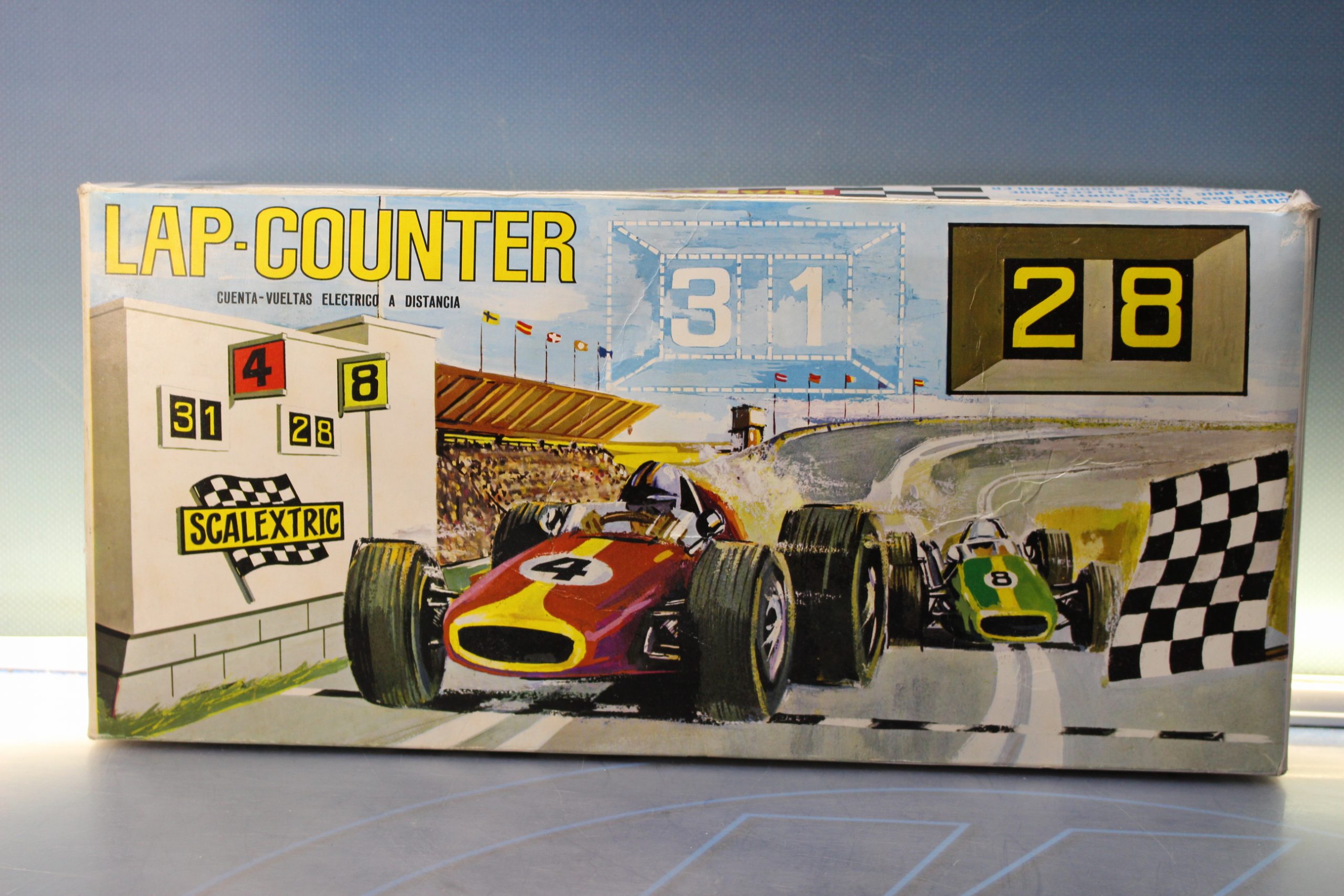 Scalextric 3268 Cuenta-vueltas eléctrico. Sólo la caja.