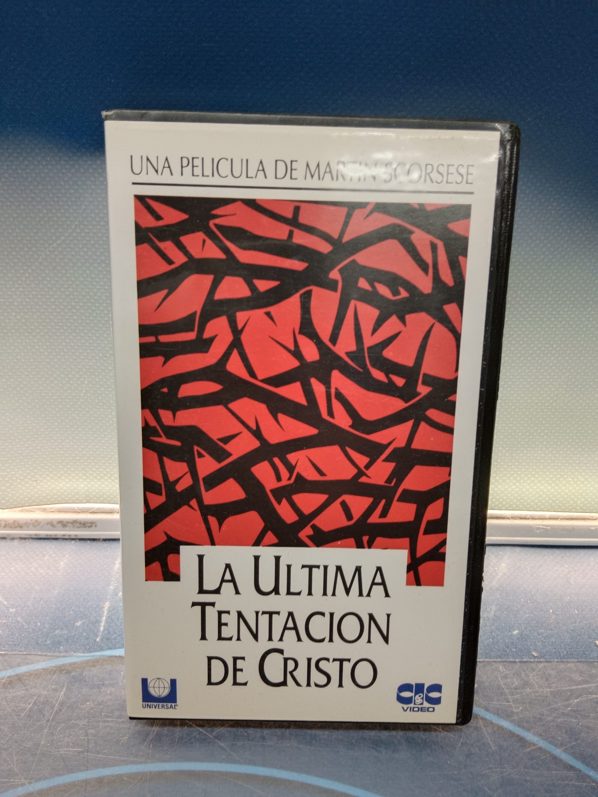cinta VHS, LA ULTIMA TENTACIÓN DE CRISTO. MARTIN SCORSESE, 1988. VHS.