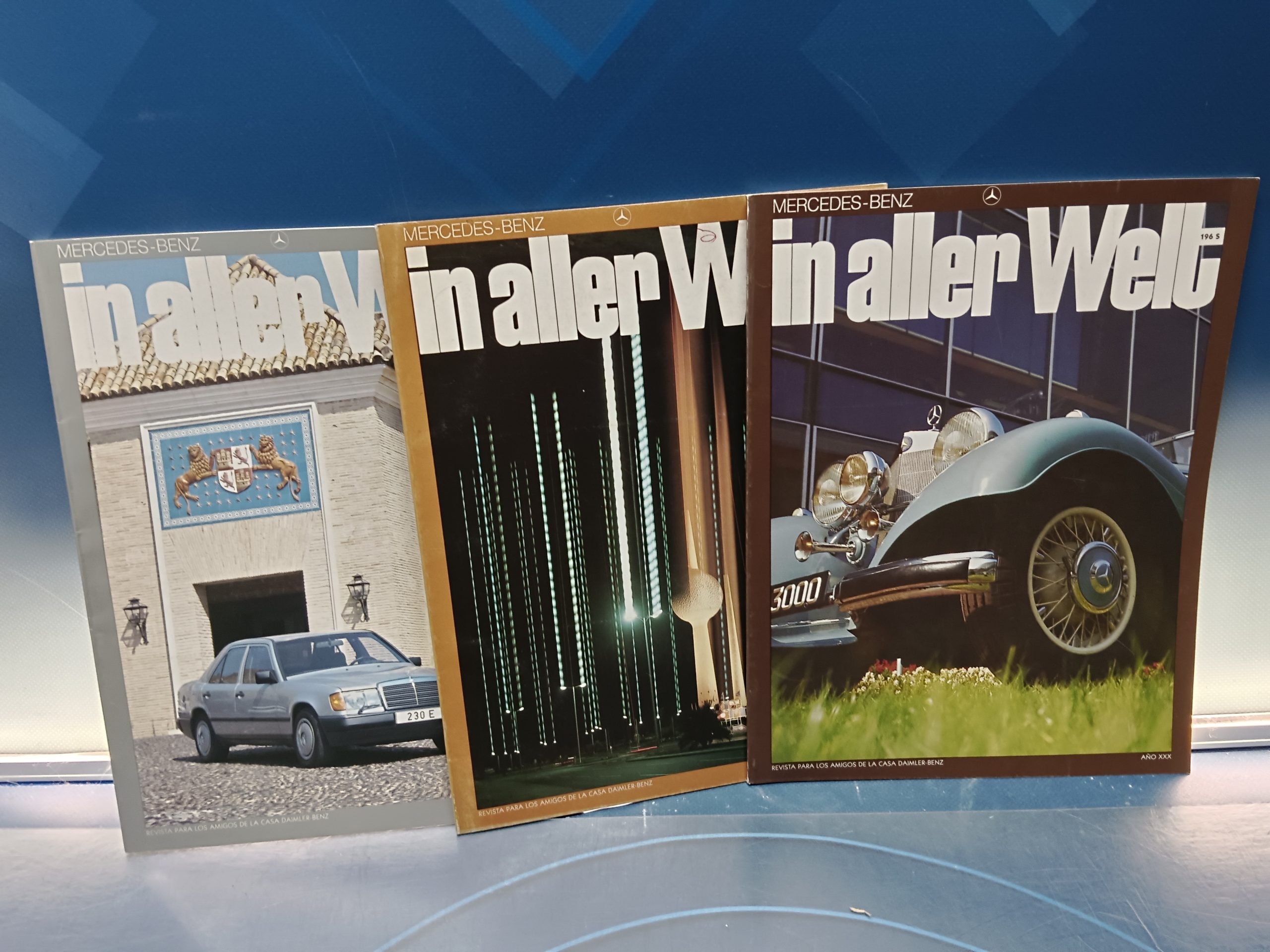 3 REVISTAS MERCEDES-BENZ IN ALLER WELT Nº 192-196-197