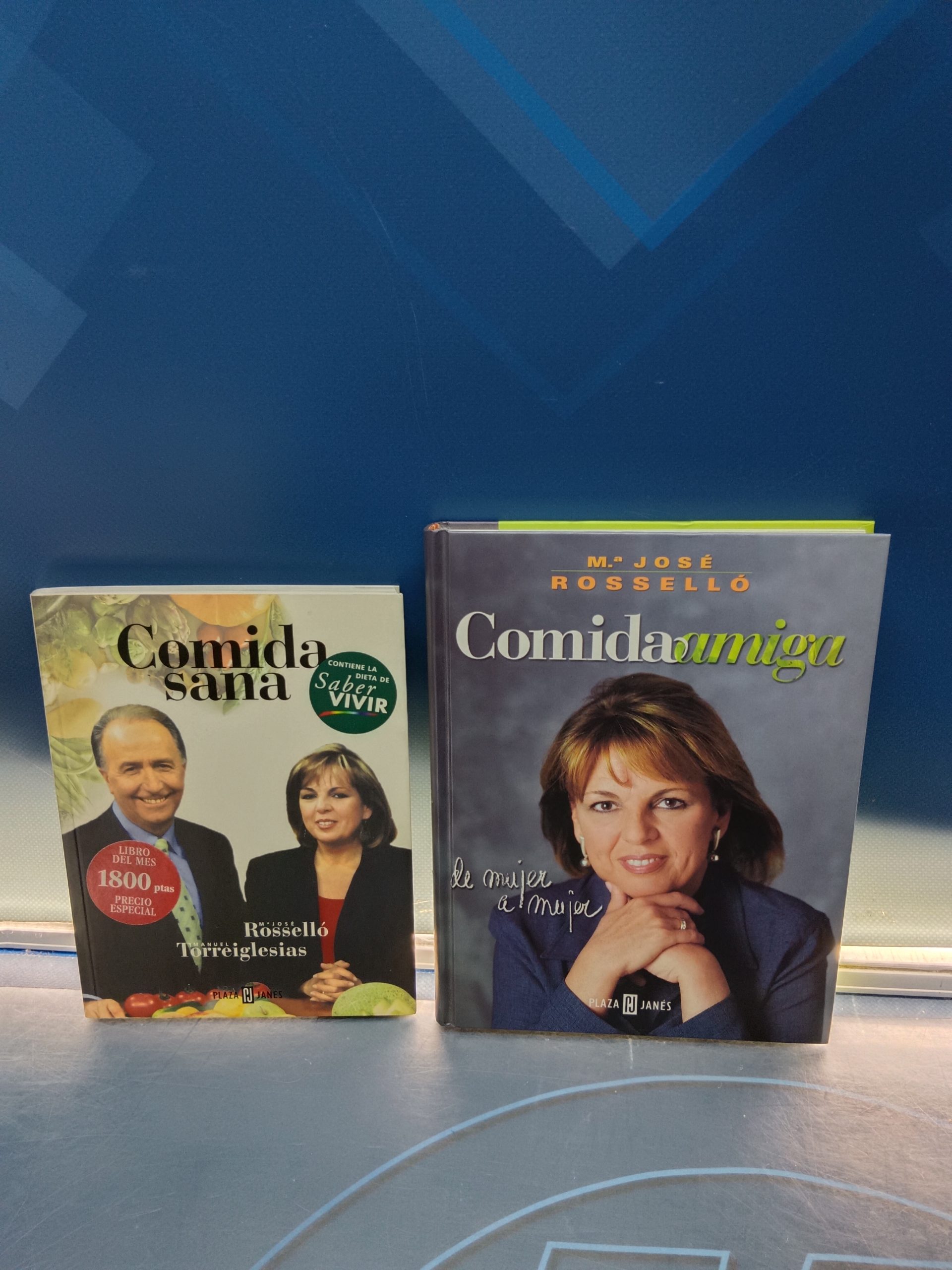 Dos libros, Comida Sana + Comida amiga- Mª Jose Rosello