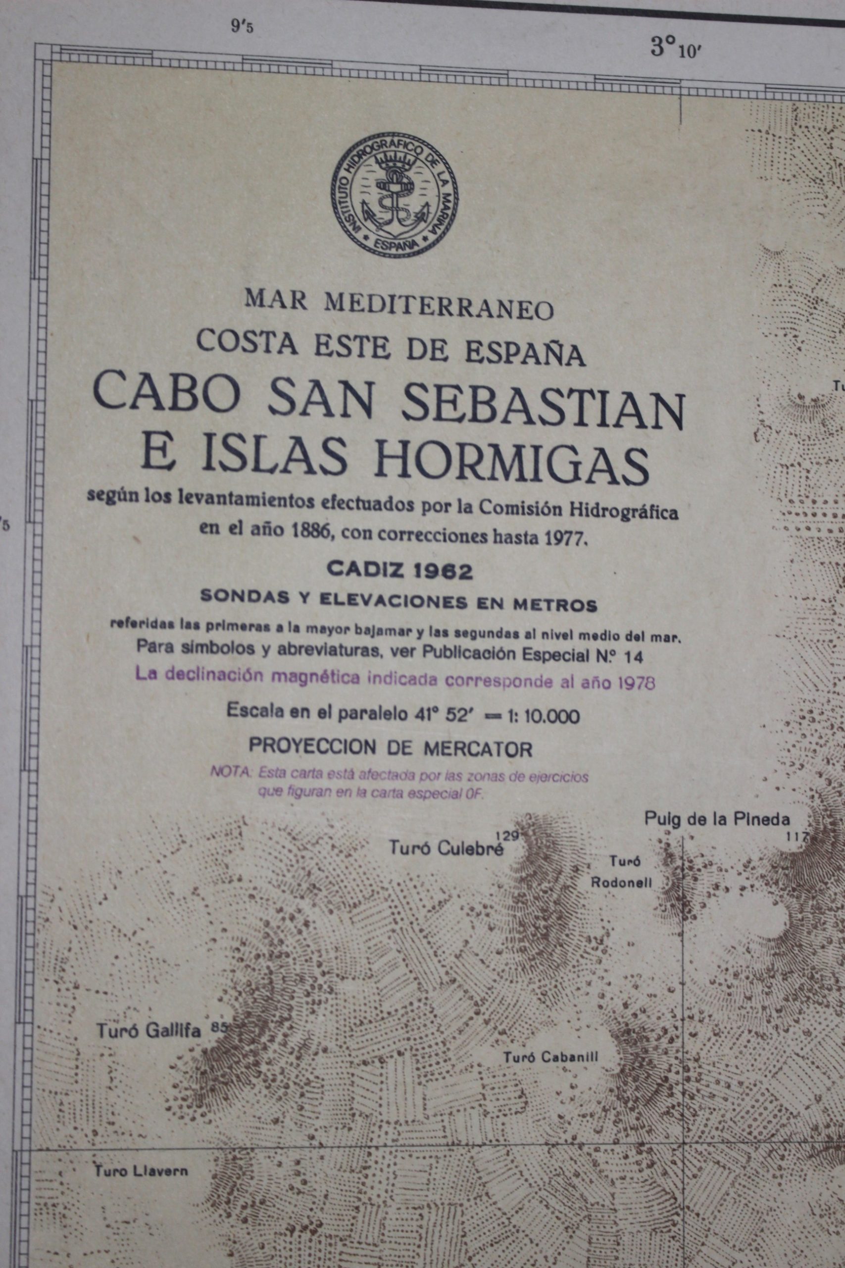 Carta de navegación Cabo San Sebastián e Islas Hormigas. - Imagen 5