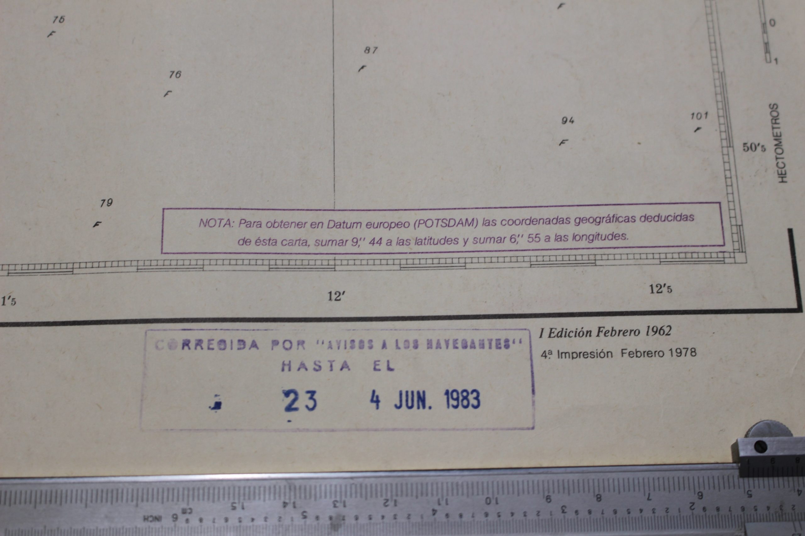 Carta de navegación Cabo San Sebastián e Islas Hormigas. - Imagen 4