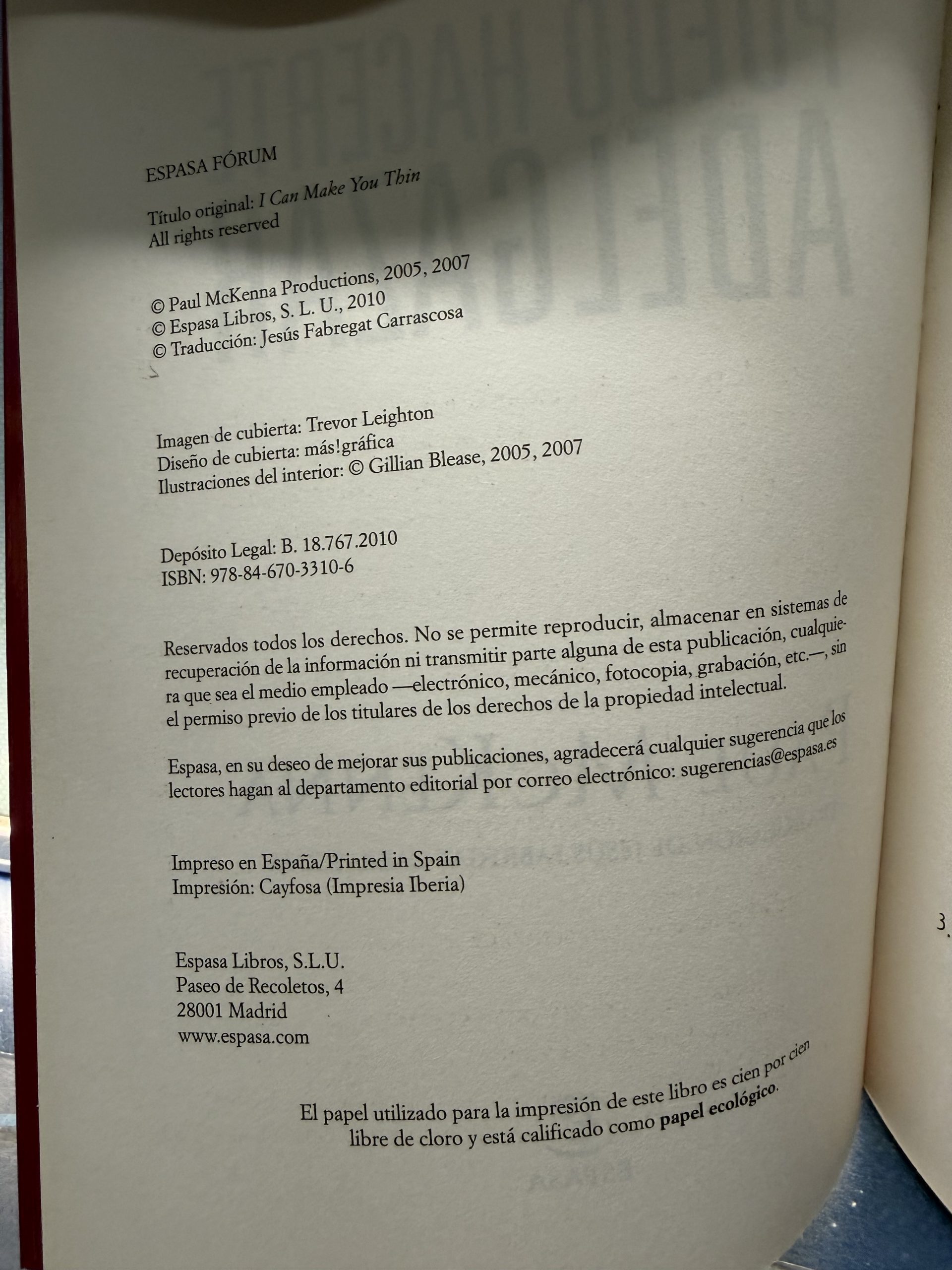 Puedo hacerte adelgazar Paul McKenna El guru mundial del adelgazamiento, incluye CD - Libro - Imagen 4