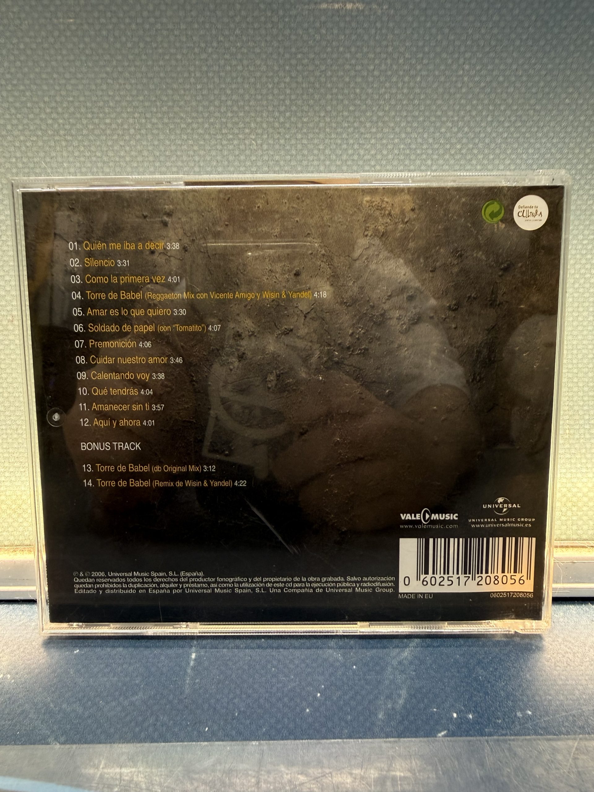 David Bisbal Premonicion - CD de Musica - Imagen 2