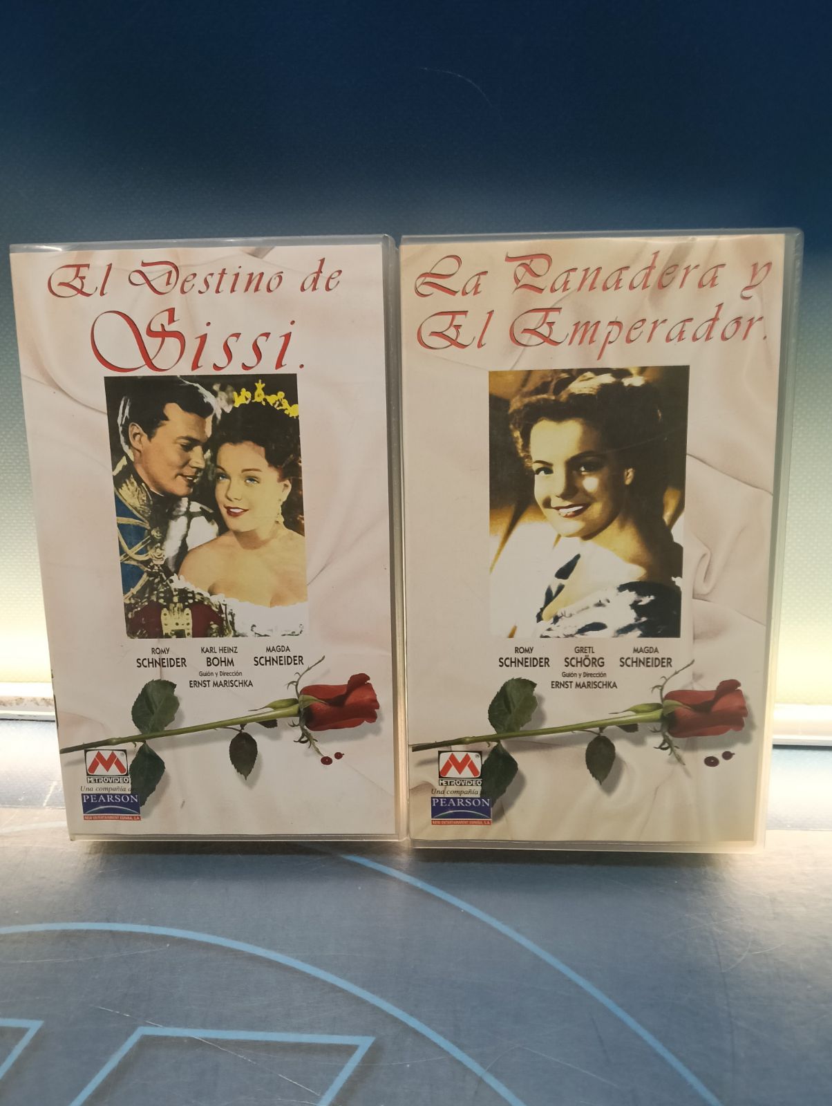 "El destino de Sissi" y "La panadera y el emperador" - 2 VHS