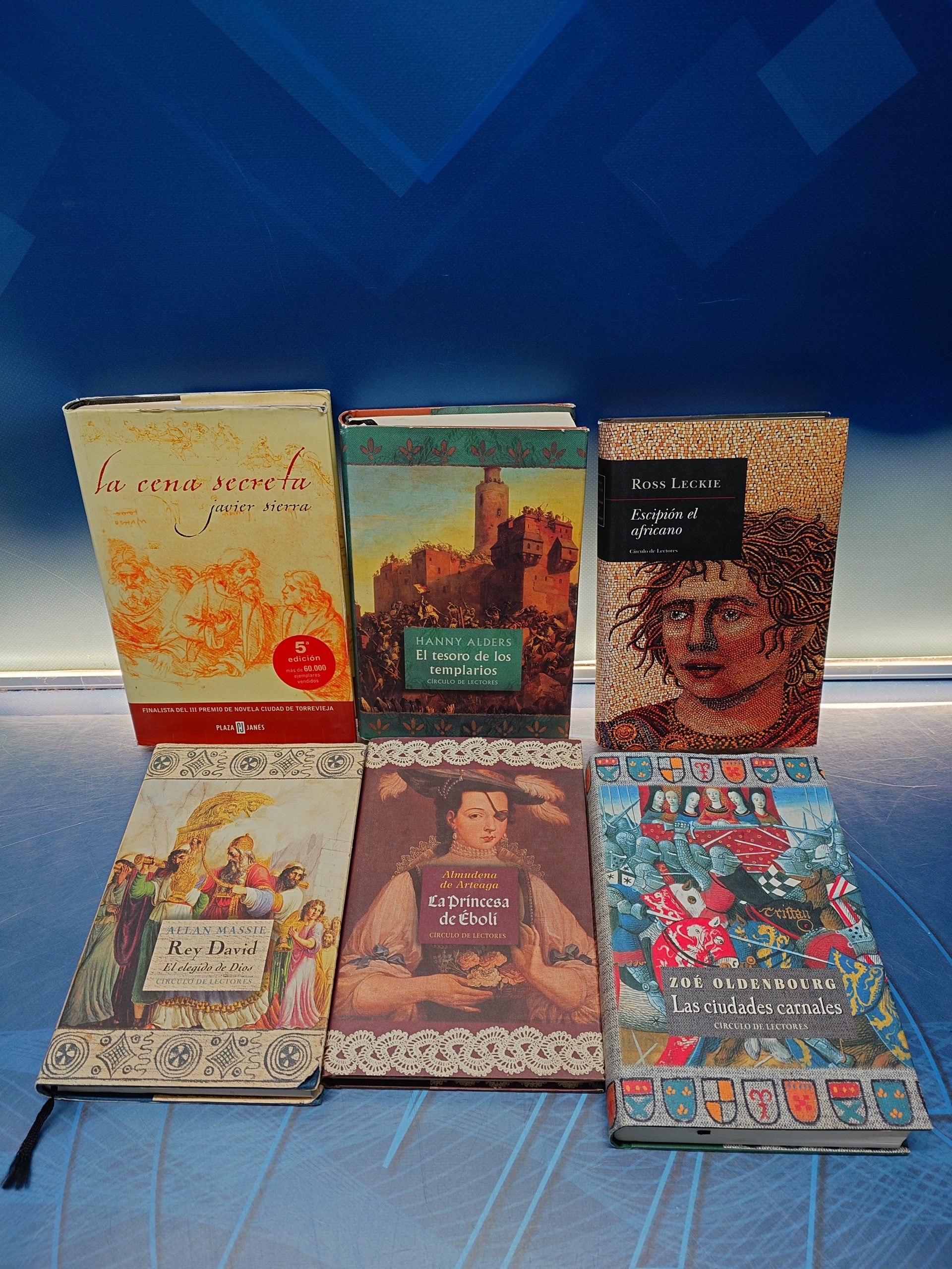 Lote 6 novelas históricas, las ciudades carnales, el tesoro de los templarios y más