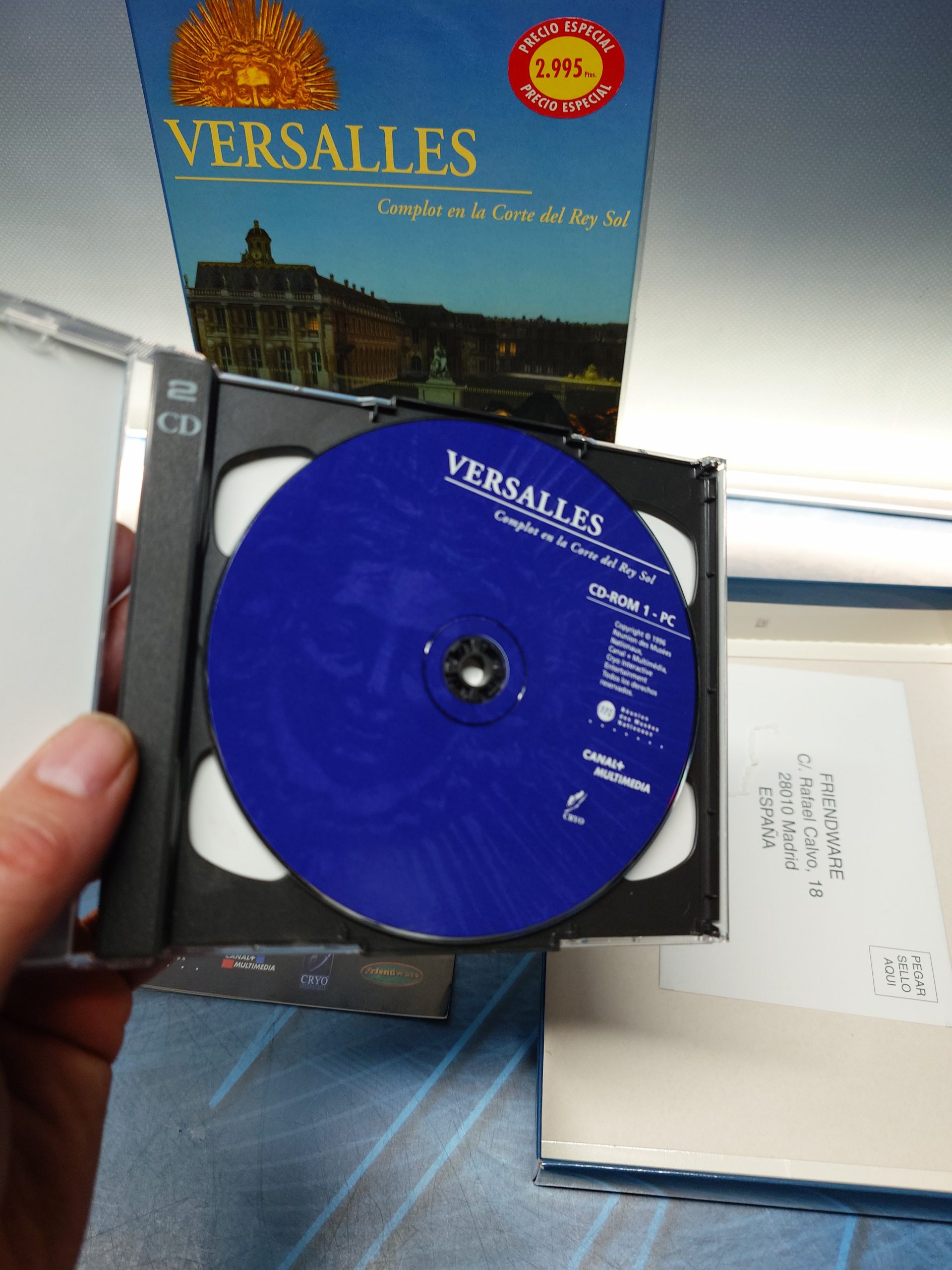 Versalles complot en la corte del rey sol, pc cd ibm español - Imagen 3