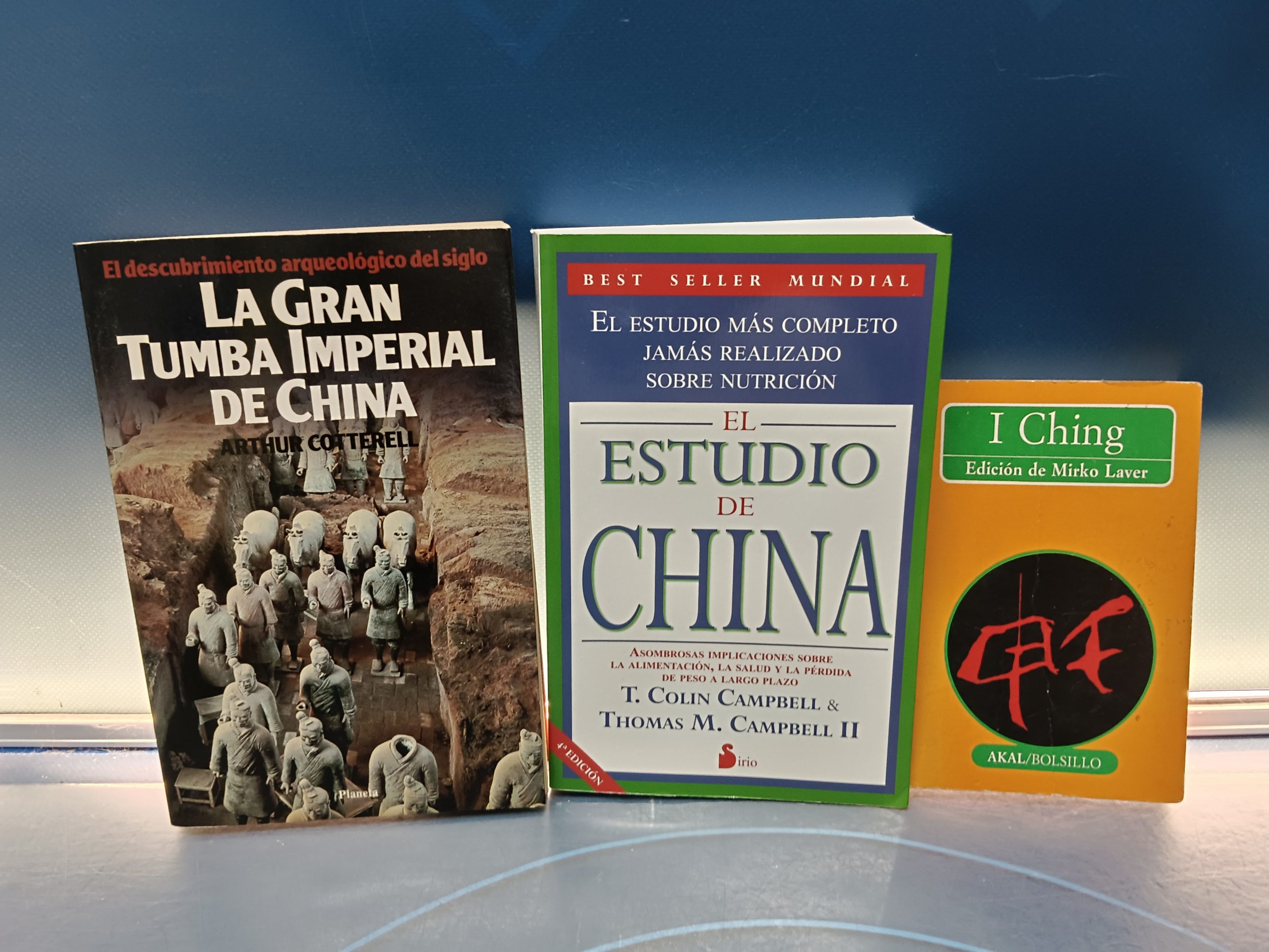 3 libros sobre china, LA GRAN TUMBA IMPERIAL DE CHINA + EL ESTUDIO DE CHINA. EDICIÓN REVISADA Y AMPLIADA + I CHING