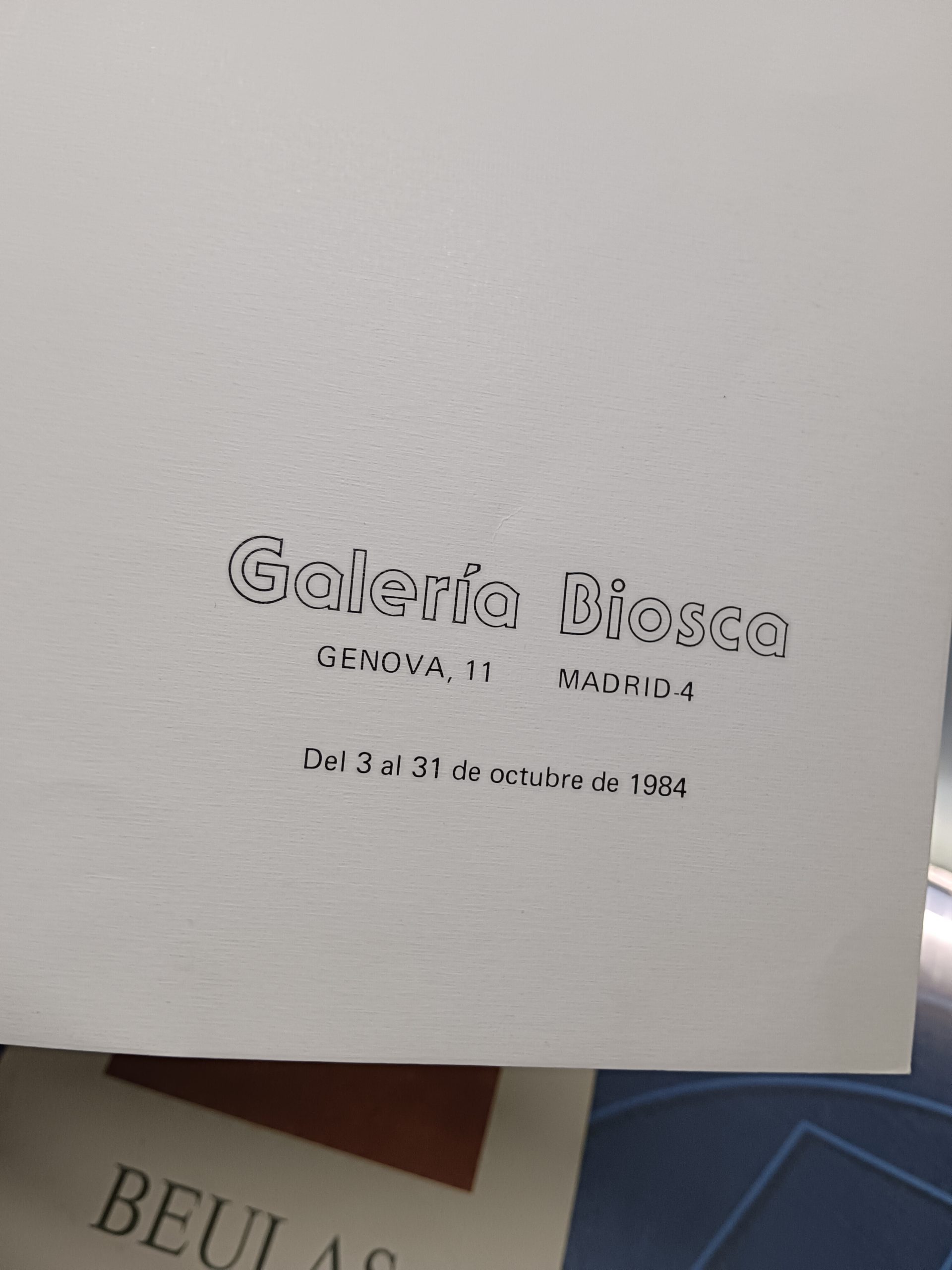 2 REVISTAS catálogos, EXPOSICIÓN DE JOSÉ BEULAS - 1984 - Imagen 4