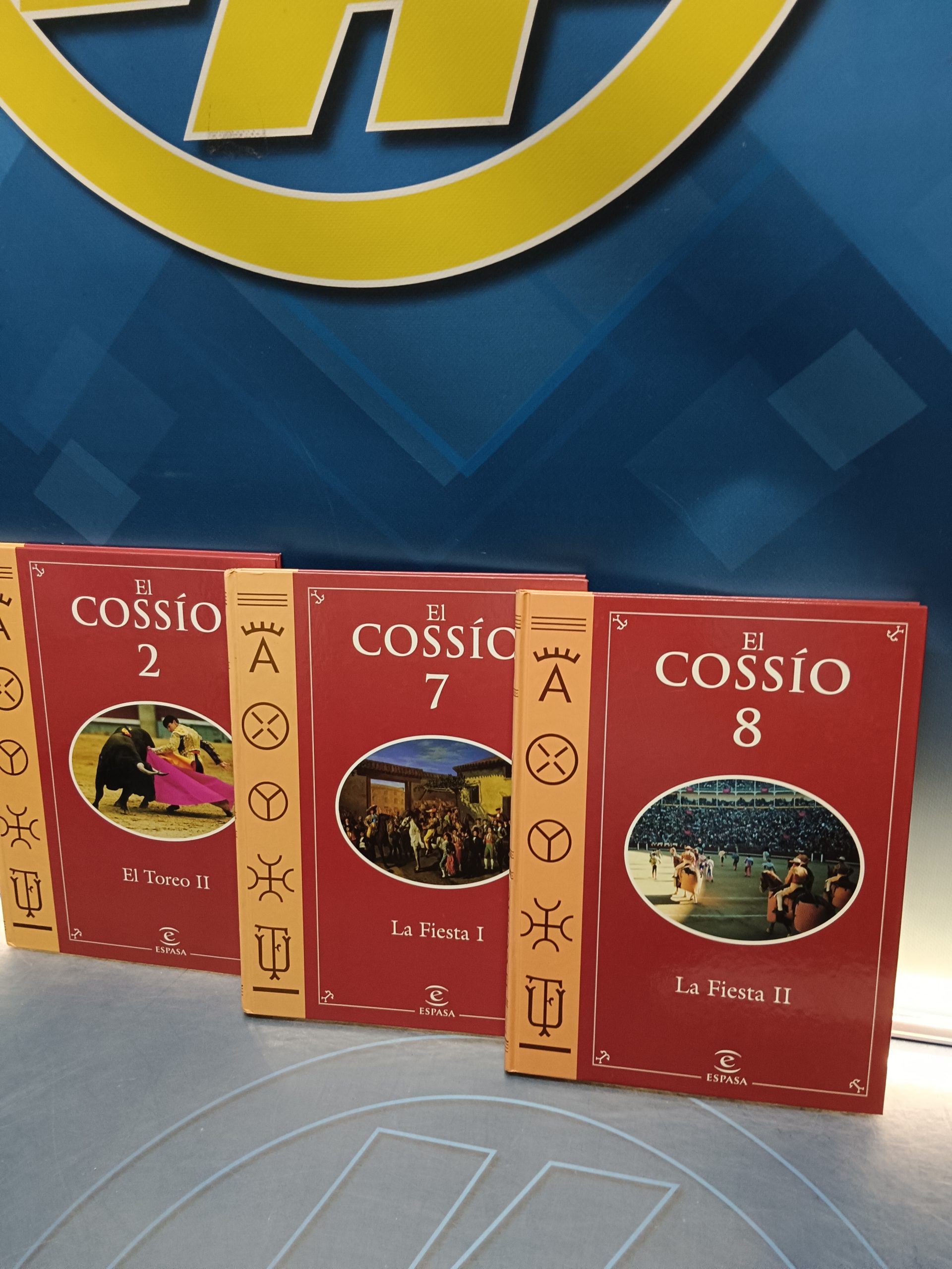 tres libros, toreo, Toros, EL COSSIO Nº 2, 7 y 8 -  ESPASA - 2000