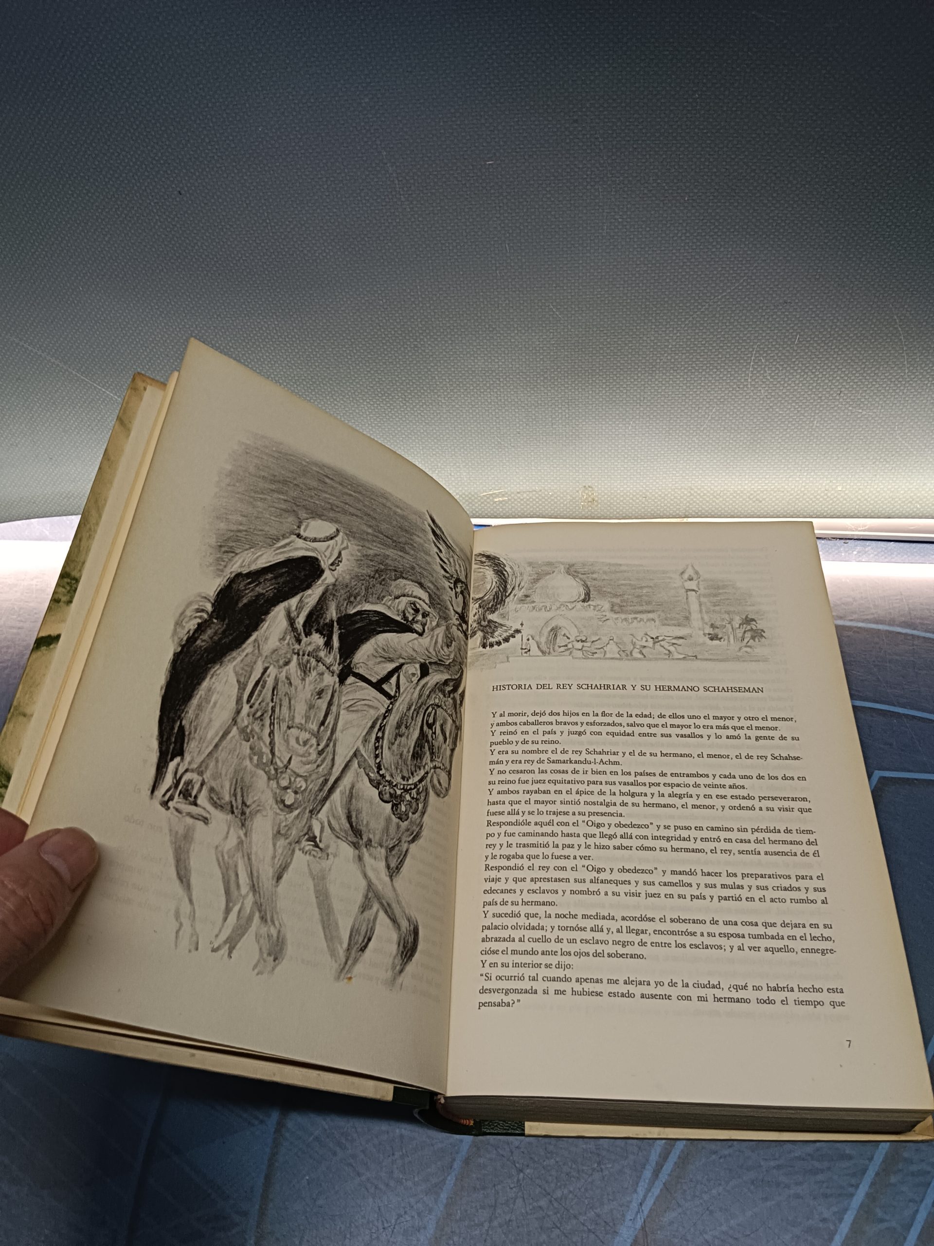 libro, LAS MIL Y UNA NOCHES -edición ilustrada-tapa dura. Círculo de Lectores, 1966 - Imagen 5