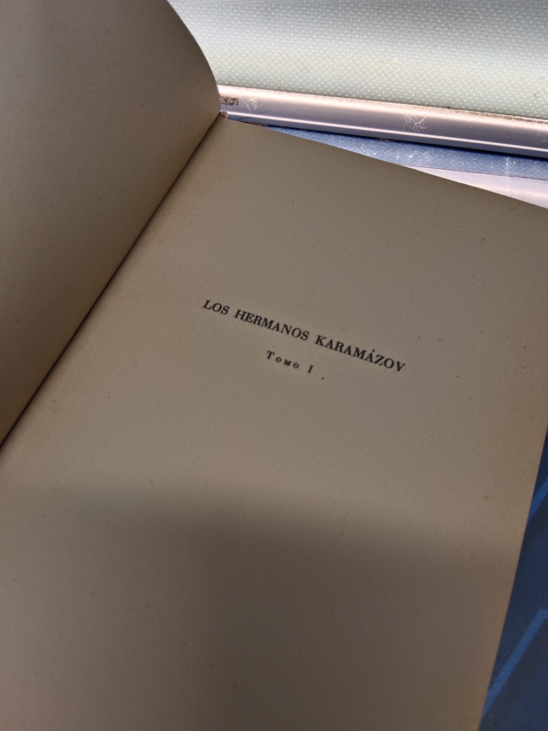 LOS HERMANOS KARAMAZOV, TOMO I- FEDOR DOSTOIEVSKY , EDITORIAL A H R 1956 - Imagen 7