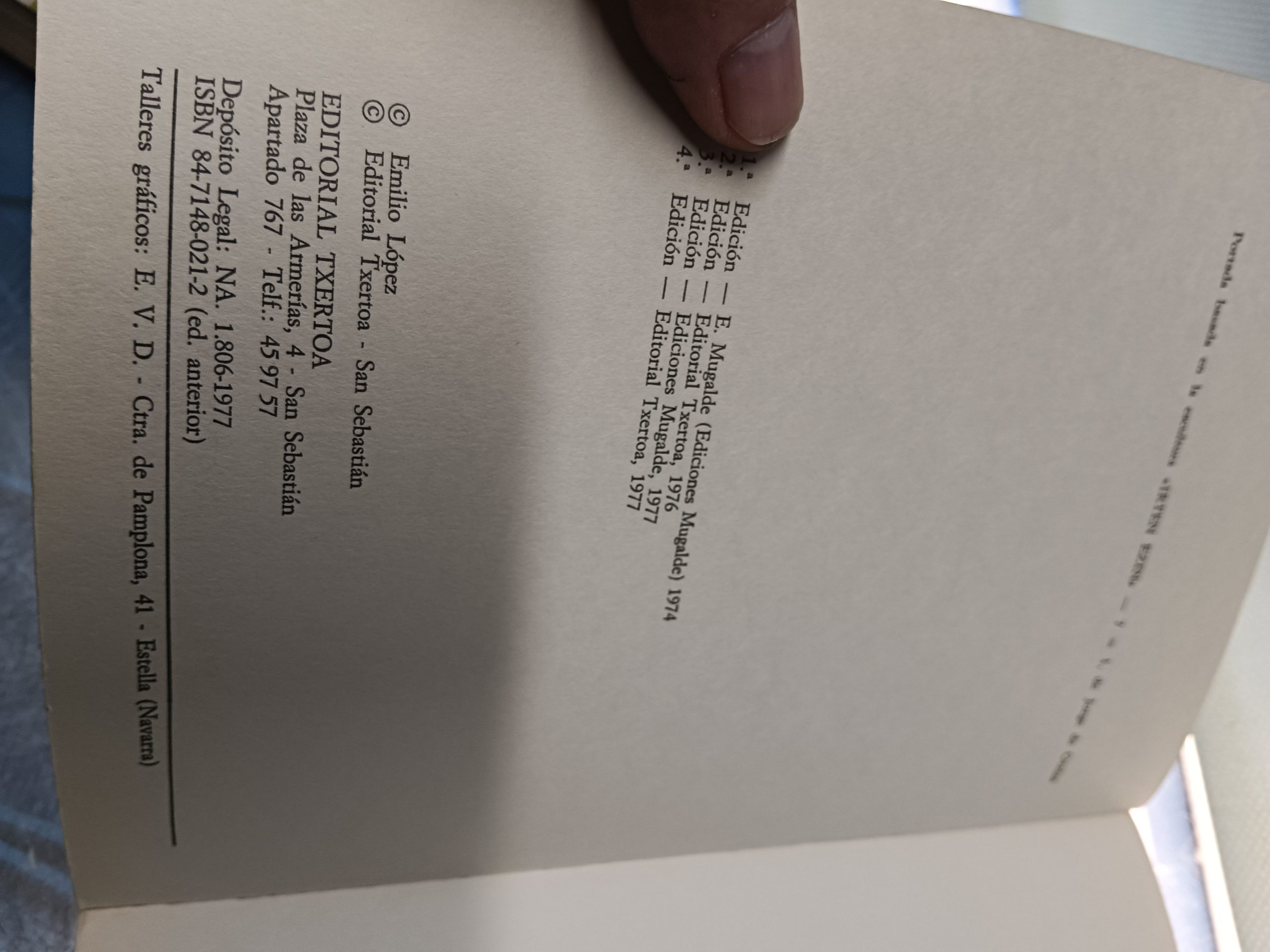 libro, EL NACIONALISMO VASCO 1876-1936, BELTZA - Imagen 4