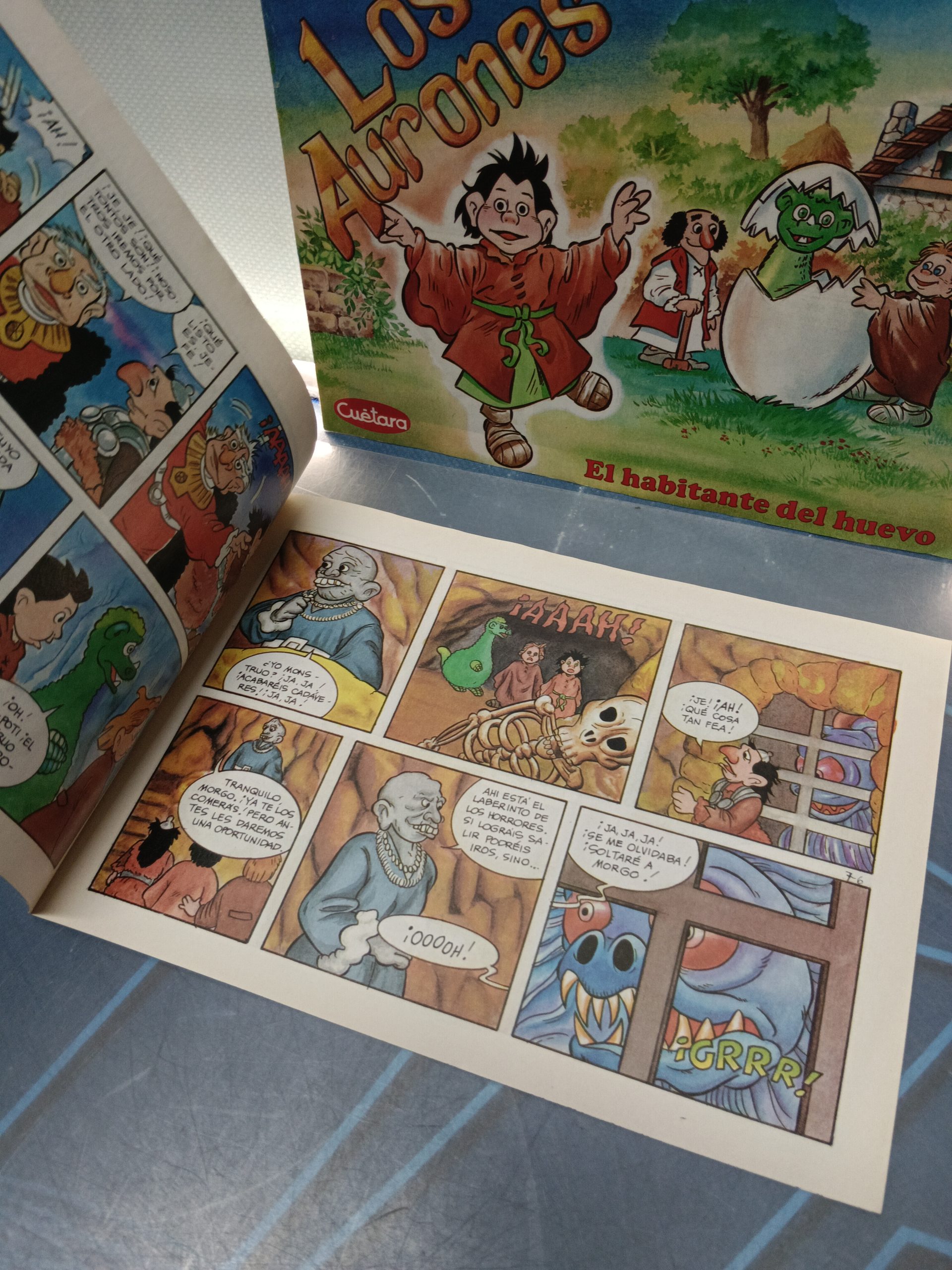 comic tebeo los aurones. nº 1. y nº 7 -cuetara - Imagen 4