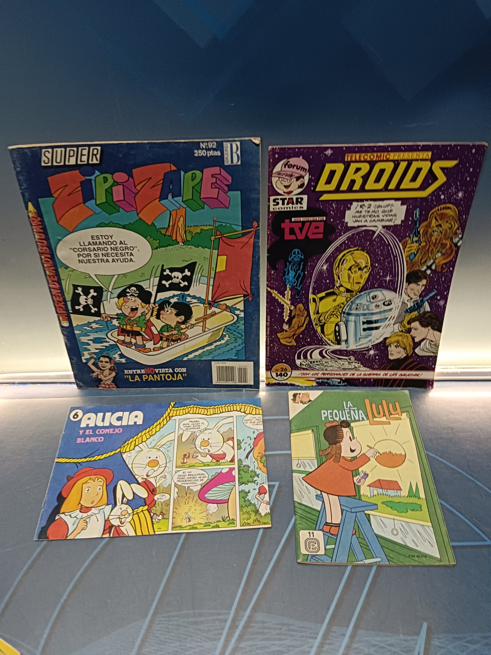 4 tebeos comics de nuestra infancia