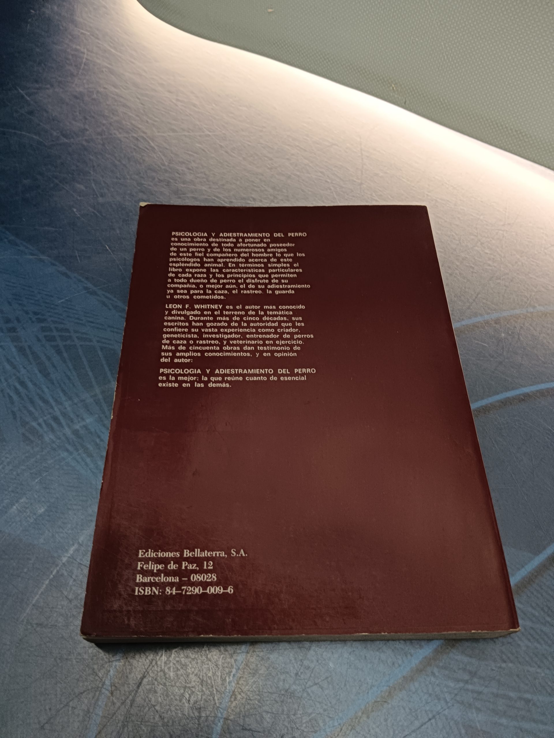 Libro, PSICOLOGÍA Y ADIESTRAMIENTO DEL PERRO, autor LEON F. WHITNEY - Imagen 3