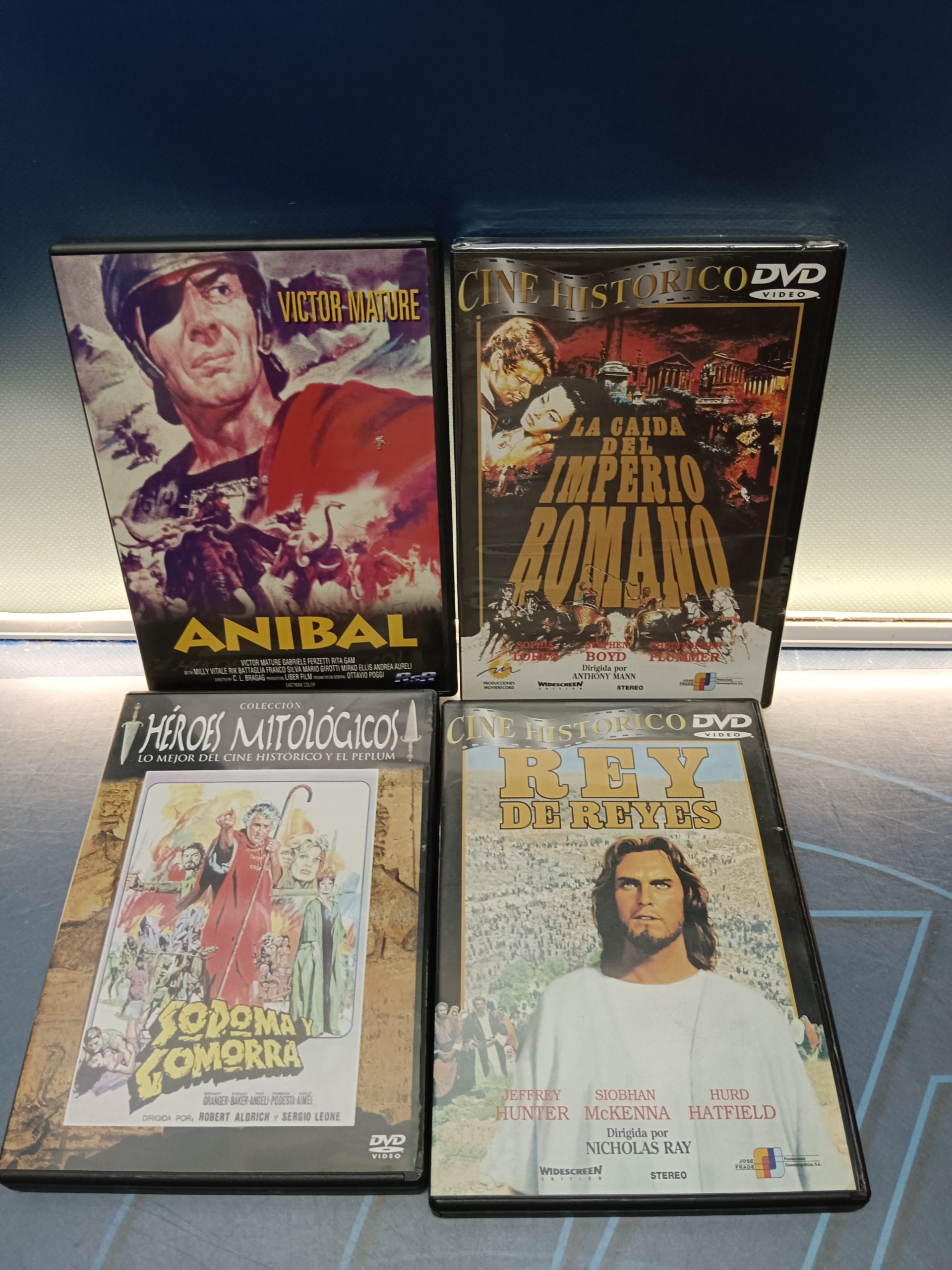 lote 4 peliculas historicas, DvD ROMANOS y CRISTIANISMO