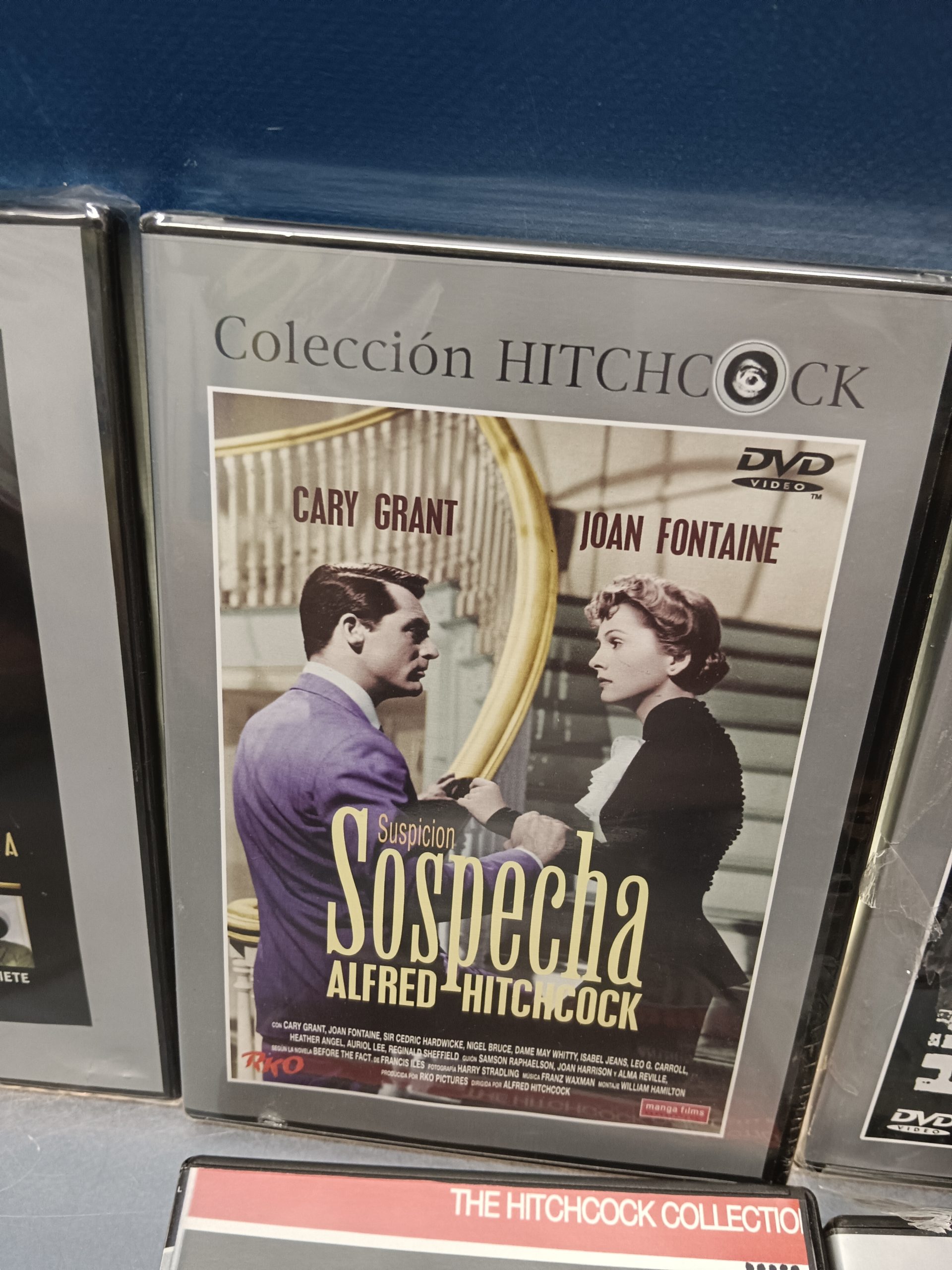 lote 6 peliculas DvD, Hitchcock, Psicosis, Sabotaje, Atormentada, Sospecha, y mas - Imagen 9