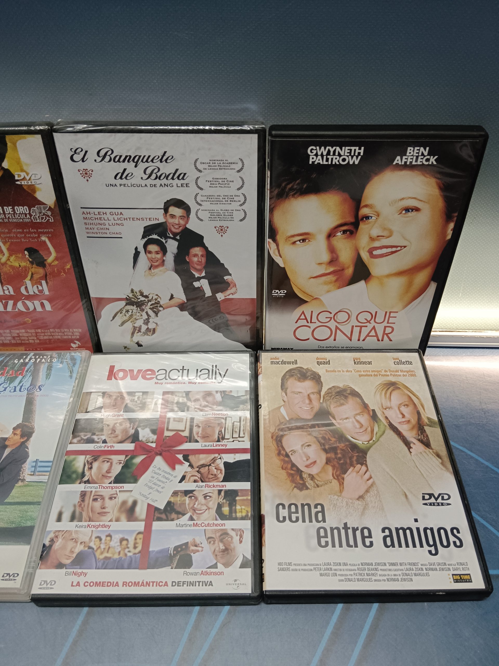 Lote 8 dvds romanticas, Algo que contar, Love actually, abajo el amor y mas - Imagen 2