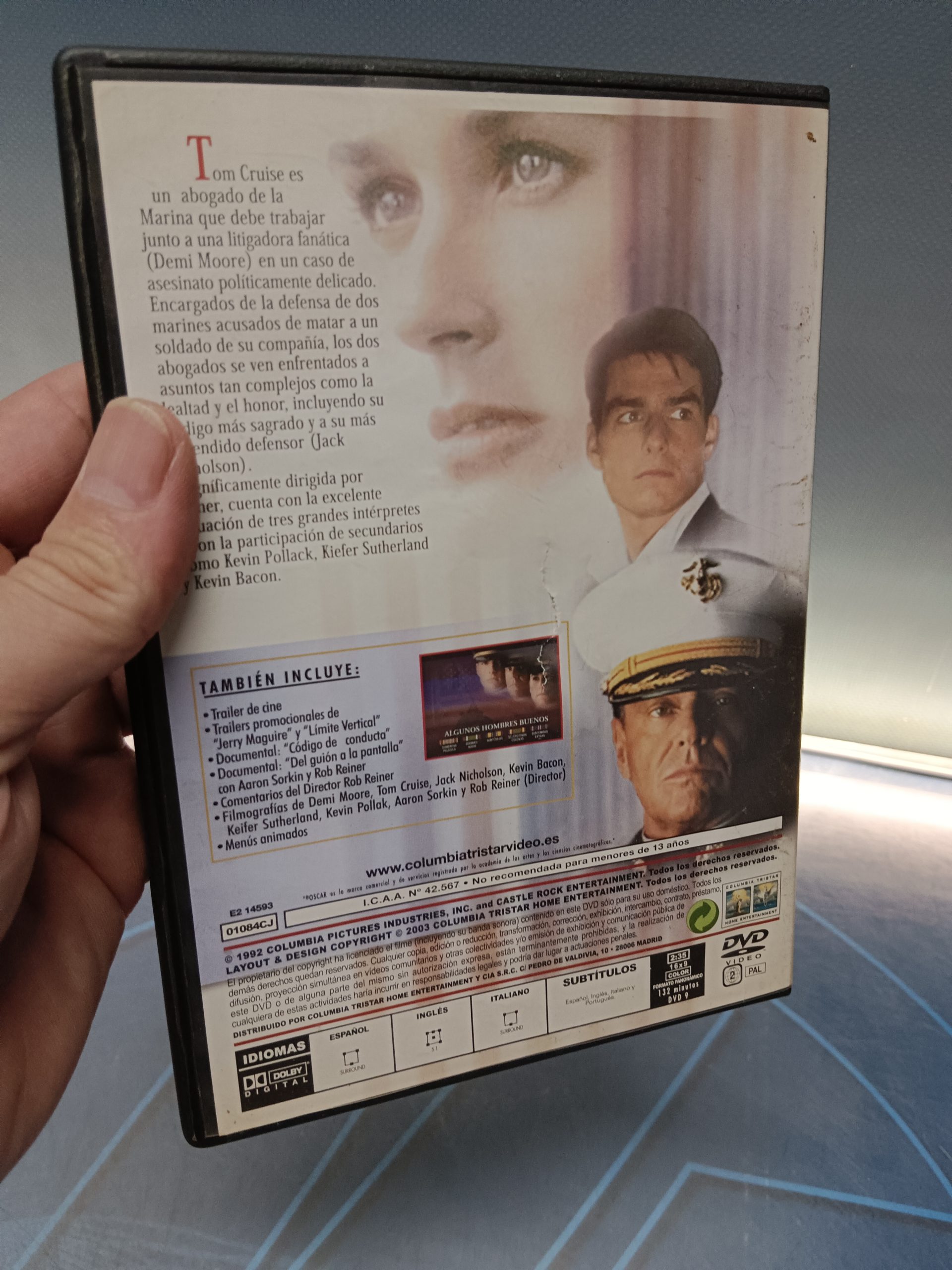 pelicula en Dvd. Algunos hombres buenos. Tom Cruise, Demi Moore, Jack Nicholson - Imagen 4