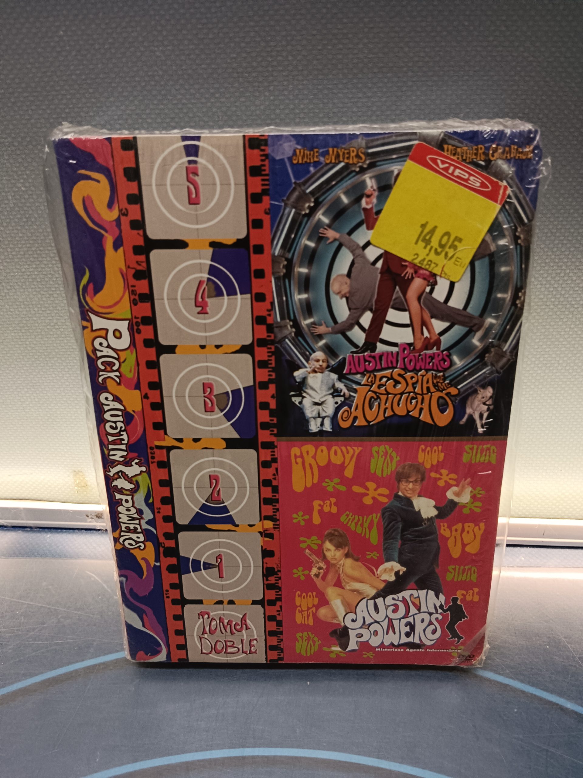 DvD, Austin Powers, pack 2 películas en DVD