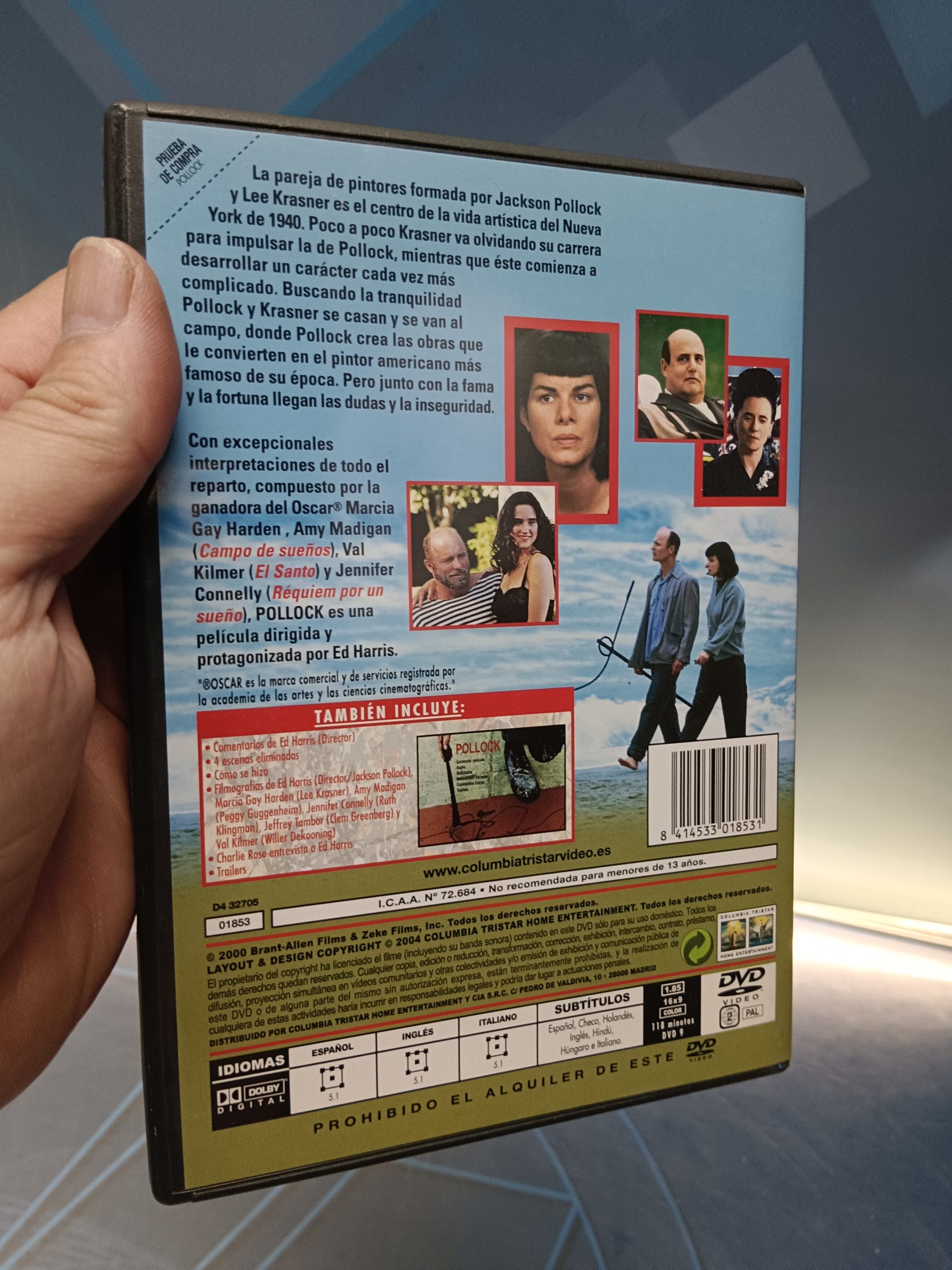 pelicula en DvD, Pollock -DVD - Imagen 2