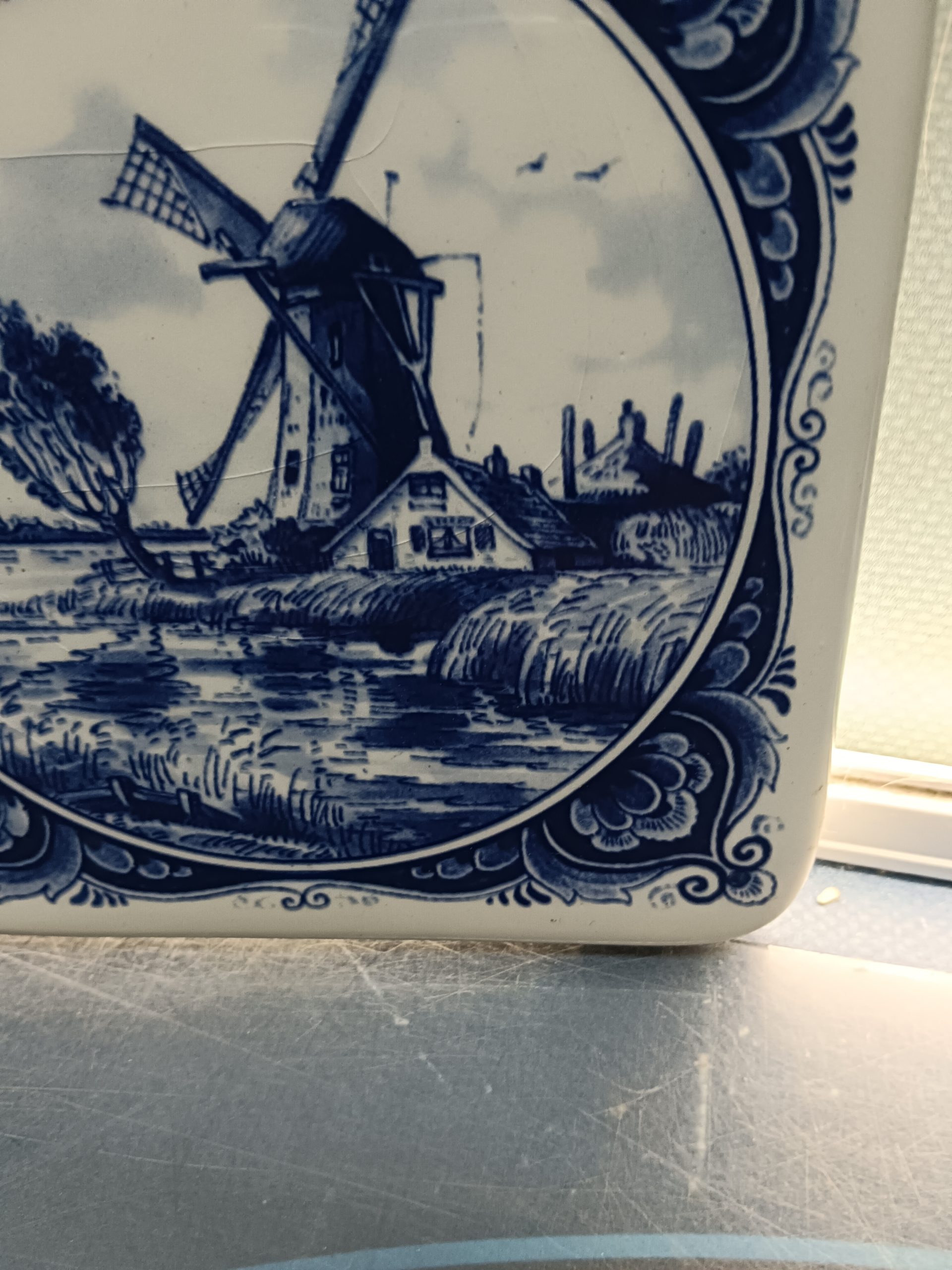 tabla de quesos cerámica 21x13 cm. Holland, DELFTS - Imagen 5