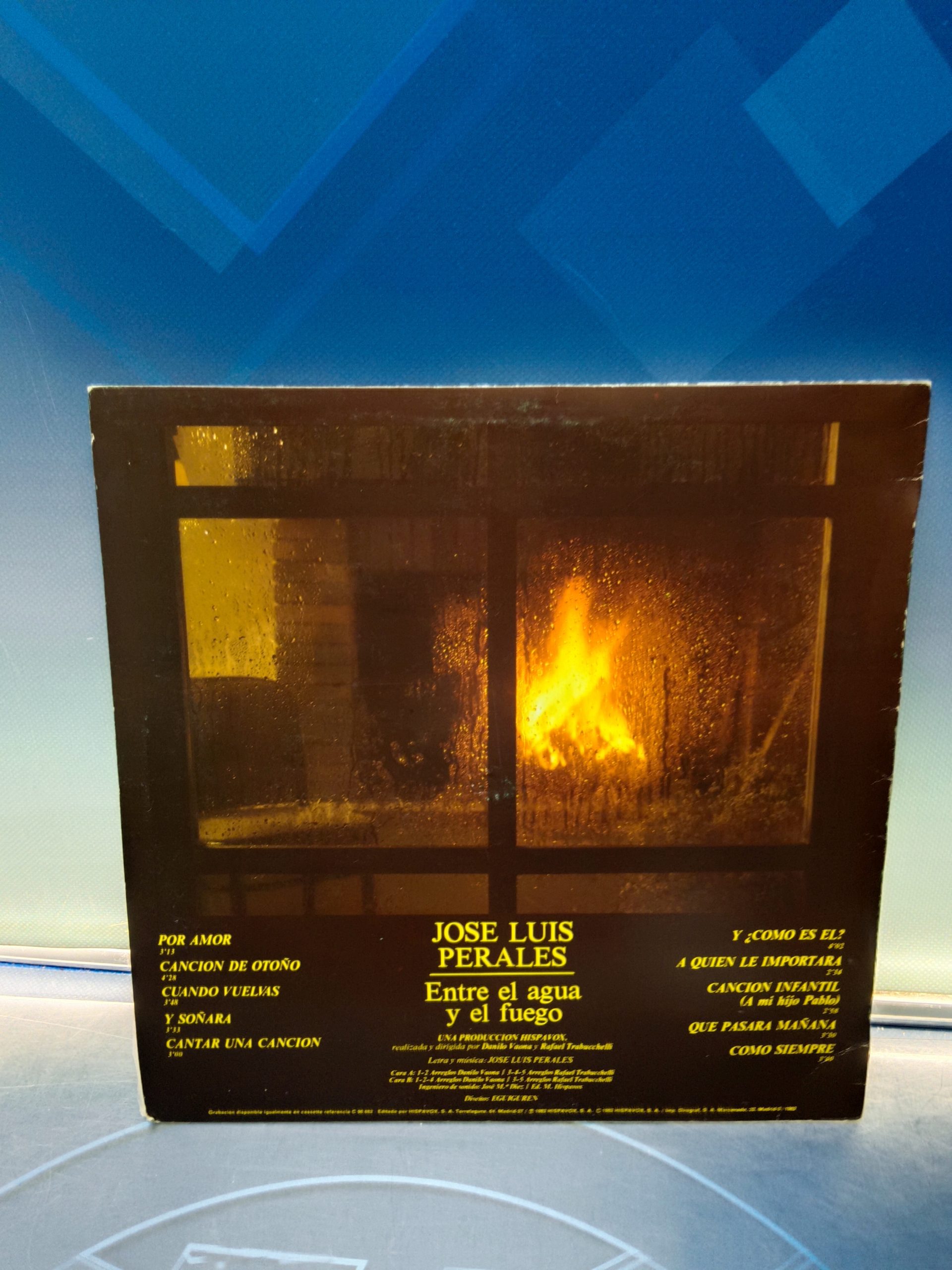Disco LP vinilo José Luis Perales entre el agua y el fuego - Imagen 7