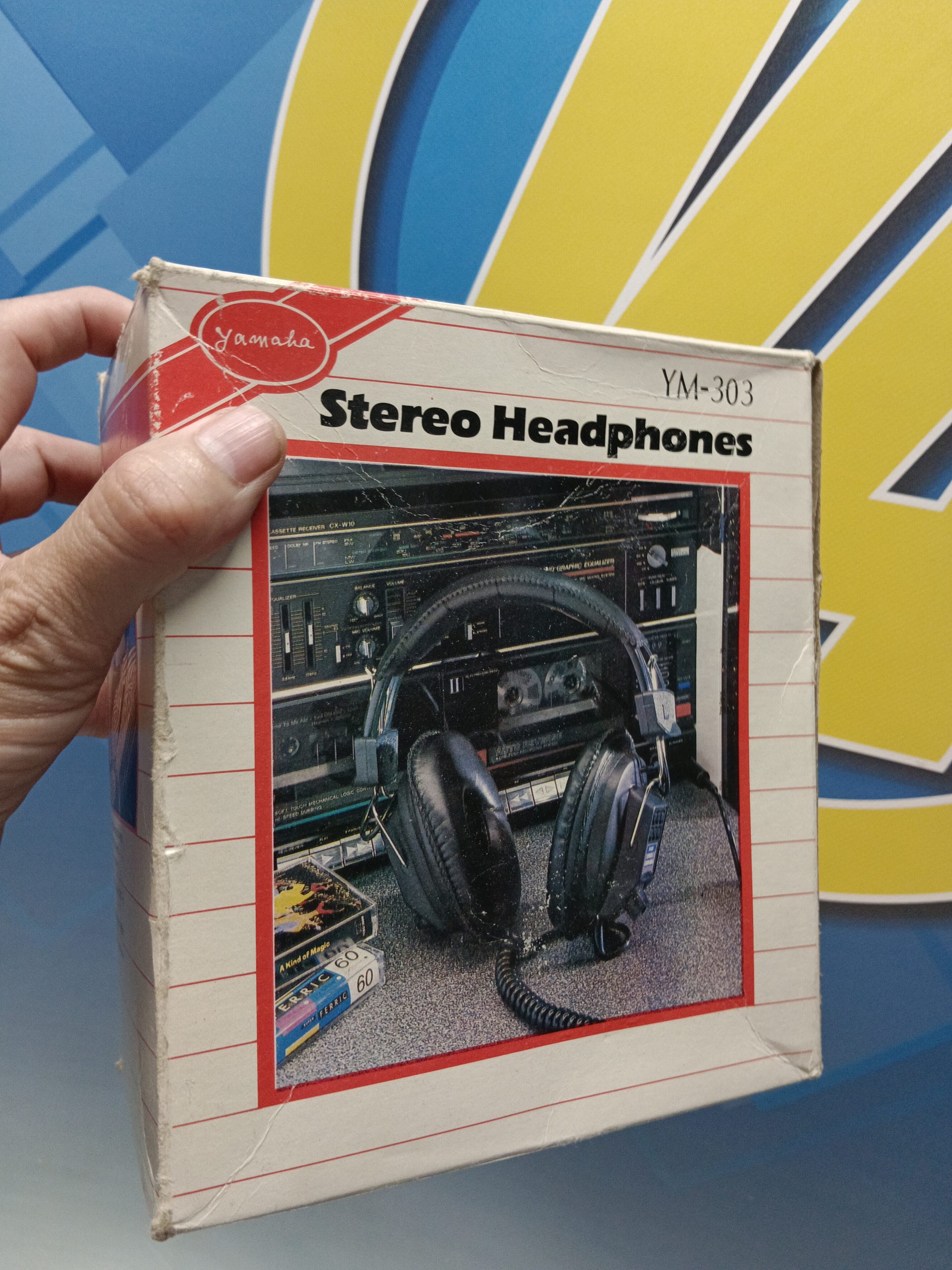 vintage YAMAHA stereo Headphones YM-303 - Imagen 3