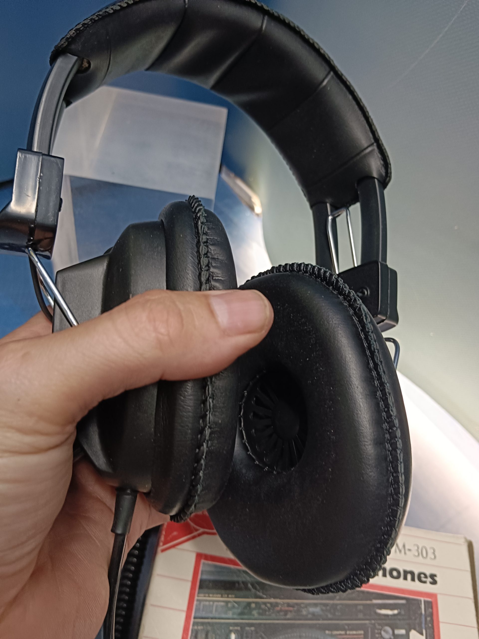 vintage YAMAHA stereo Headphones YM-303 - Imagen 9