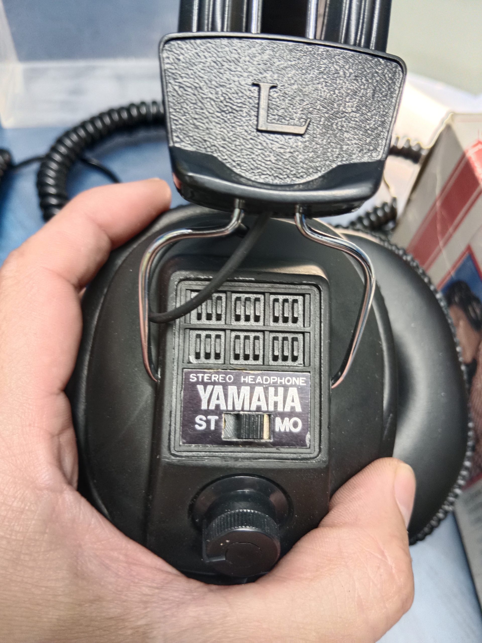 vintage YAMAHA stereo Headphones YM-303 - Imagen 11